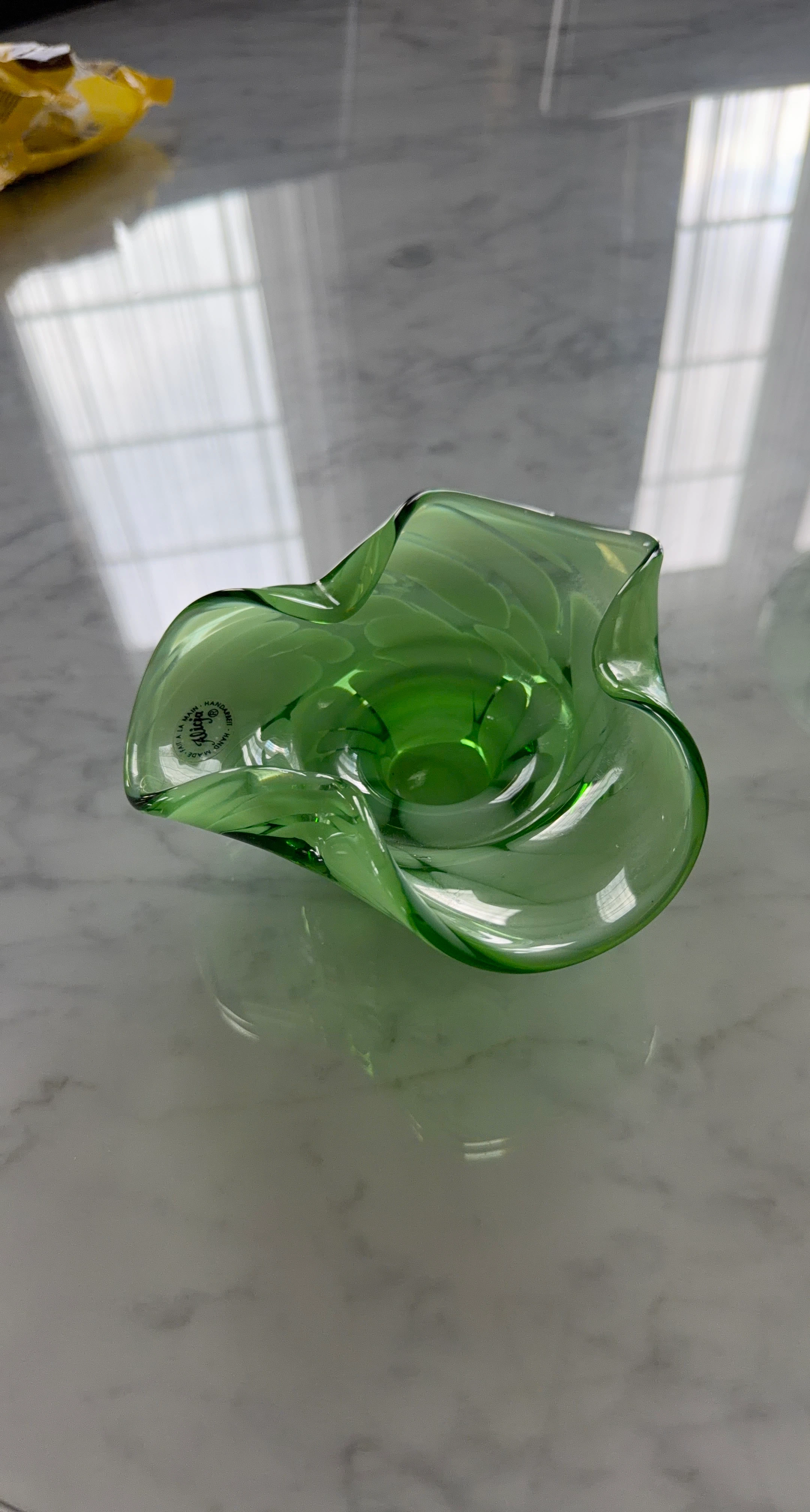 Aliga Hand Blown Glass Bowl