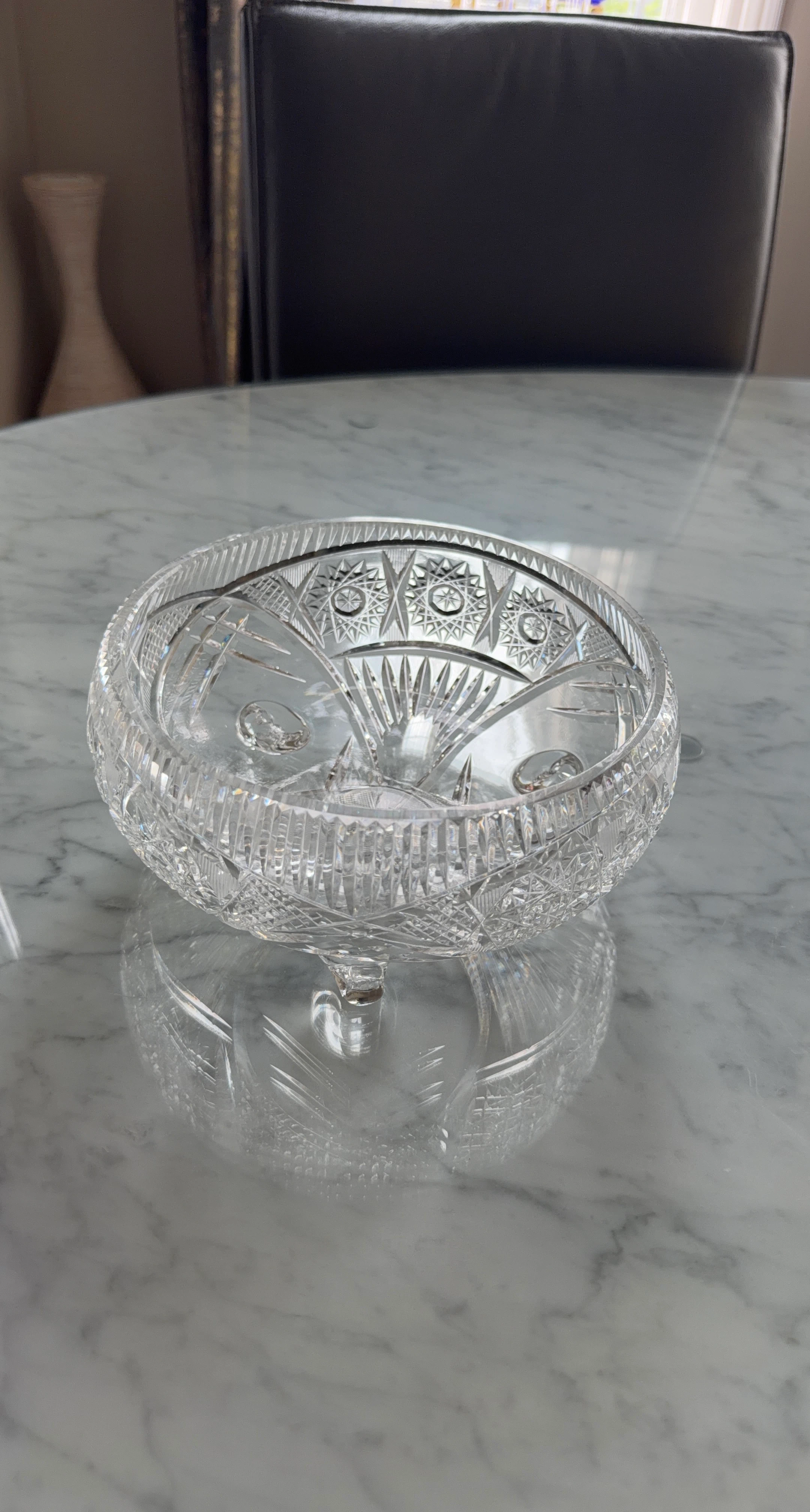 Crystal Footed Bowl