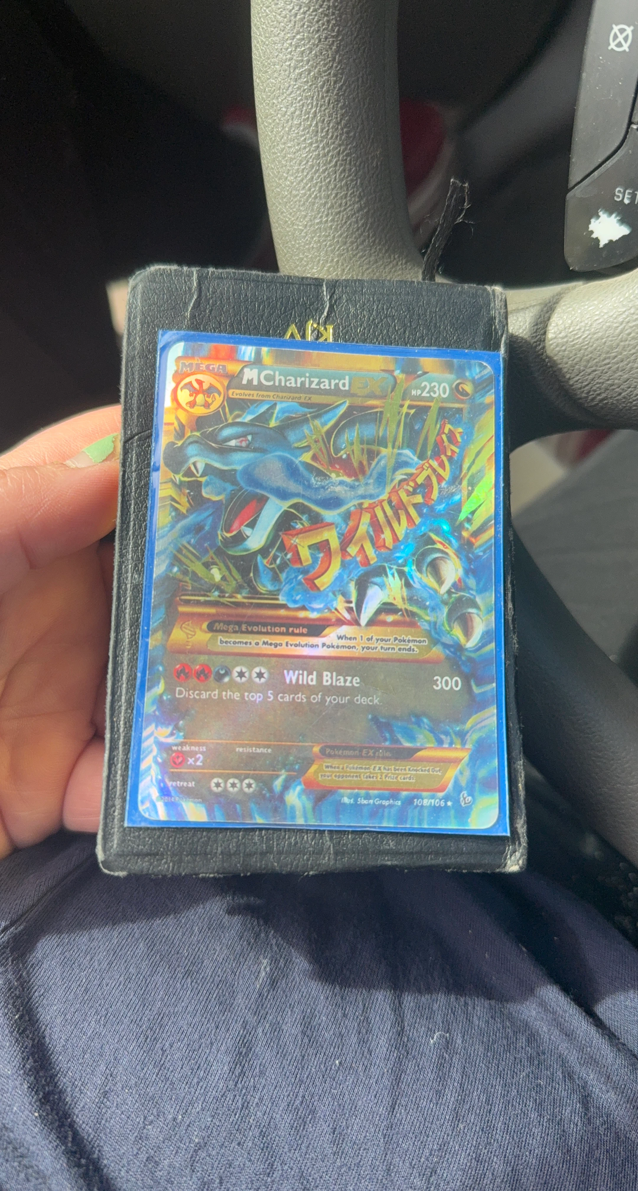 Mega M-Charizard EX Pokémon Card