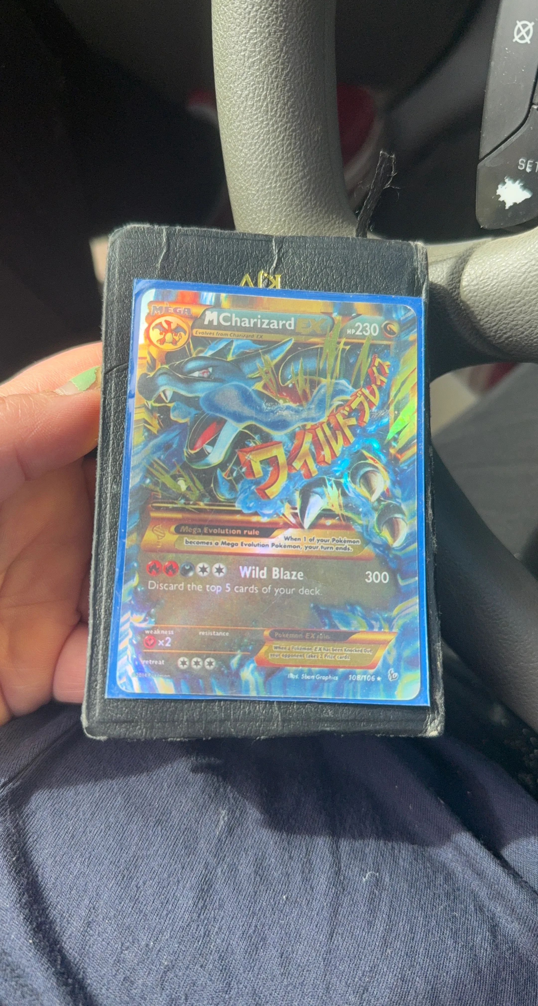 Mega M-Charizard EX Pokémon Card