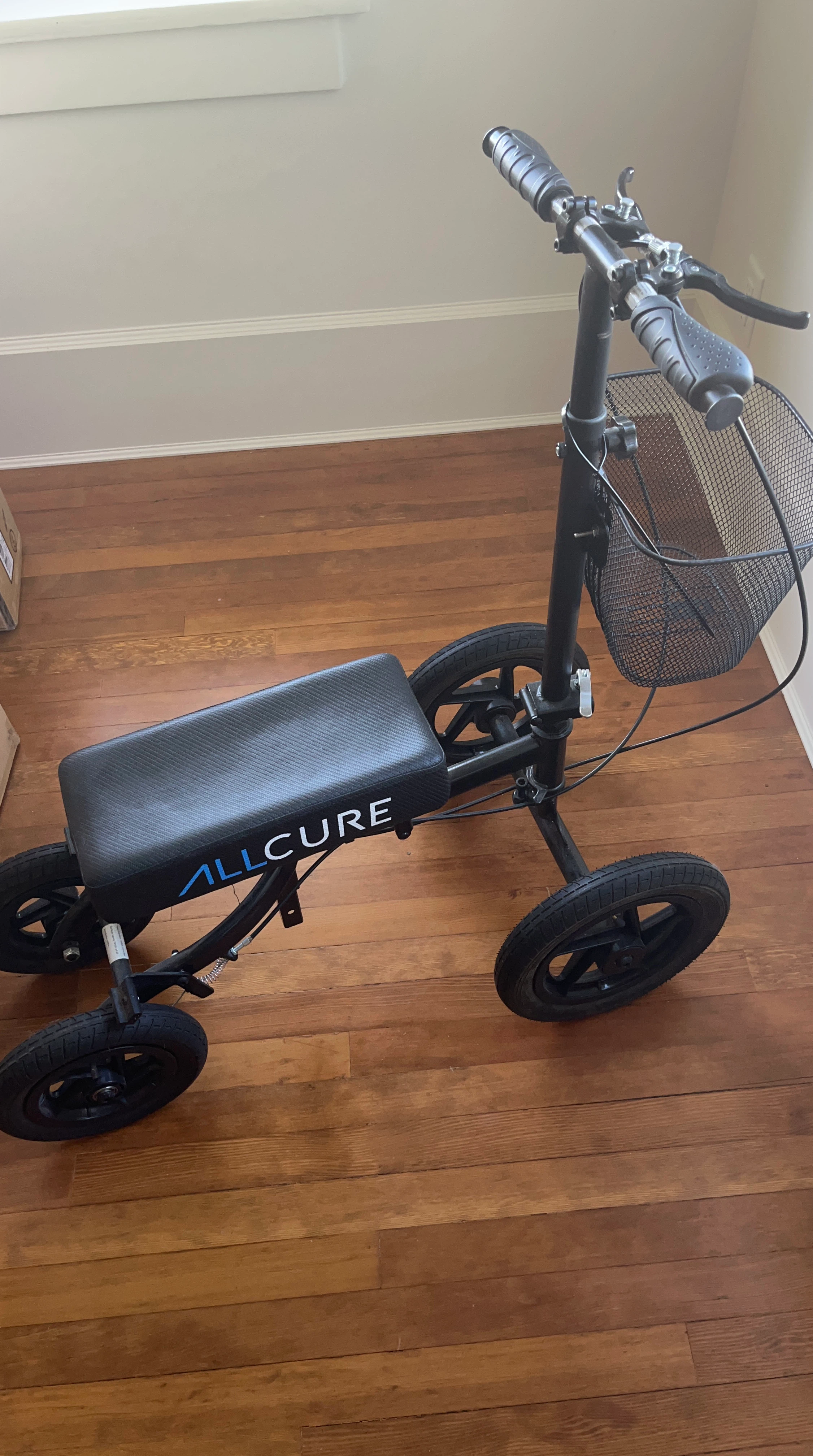 ALLCURE Knee Scooter Walker with Basket