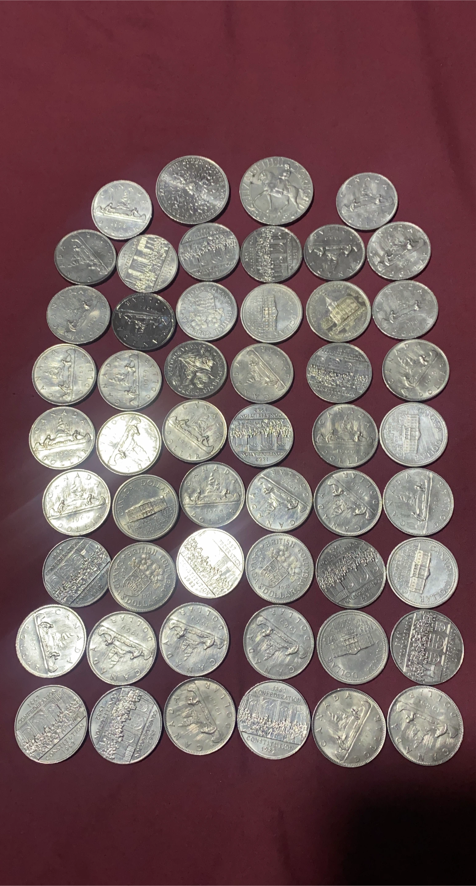 Collection of Canadian Quarters