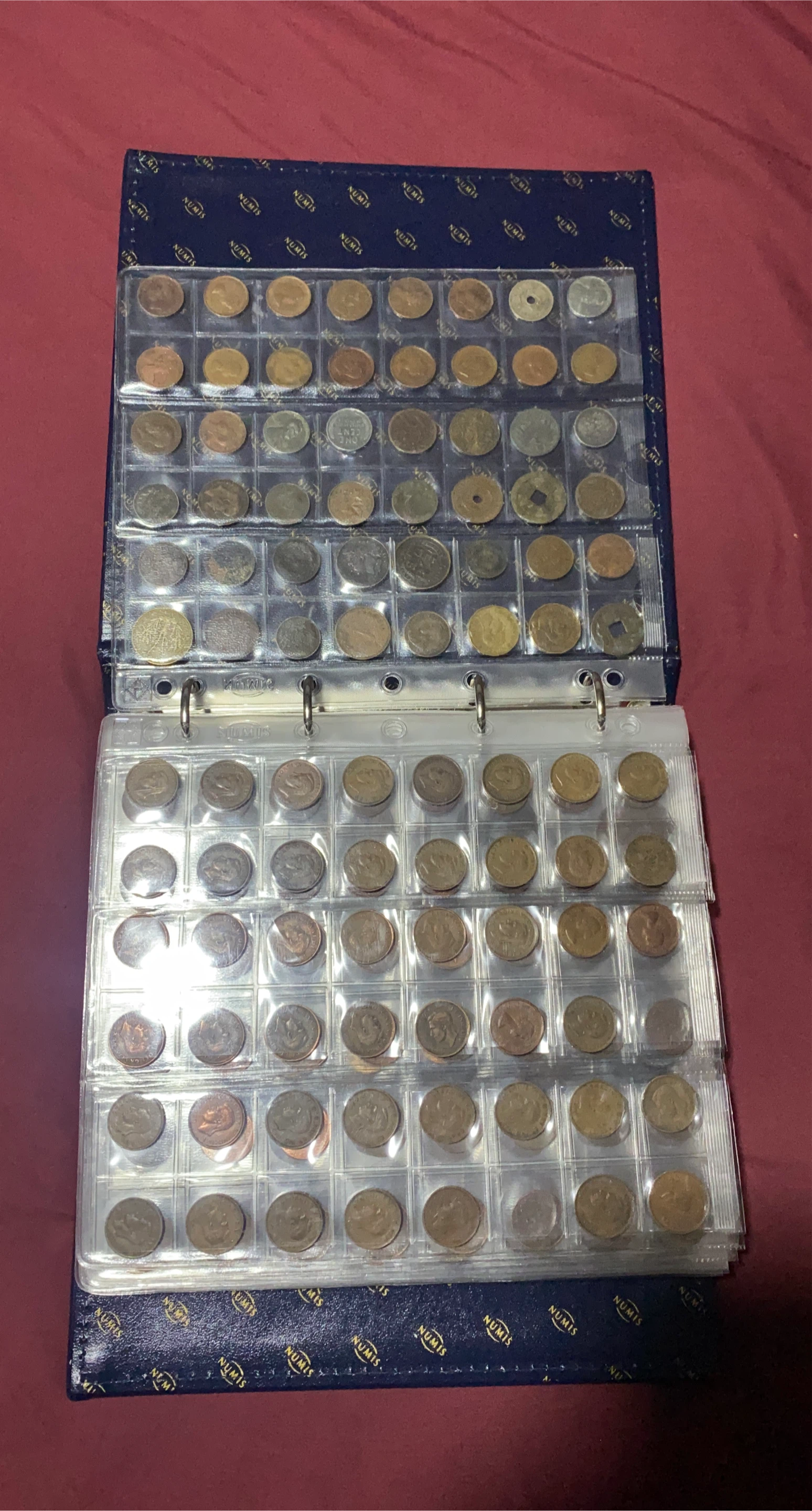 Vintage Coin Collection Album