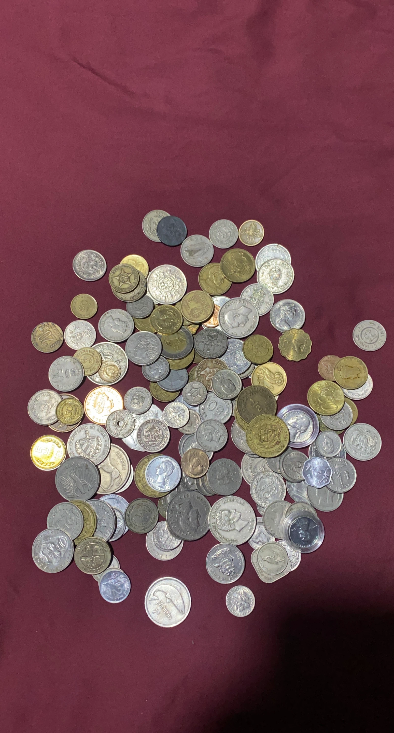 Vintage Assorted Collection of World Coins