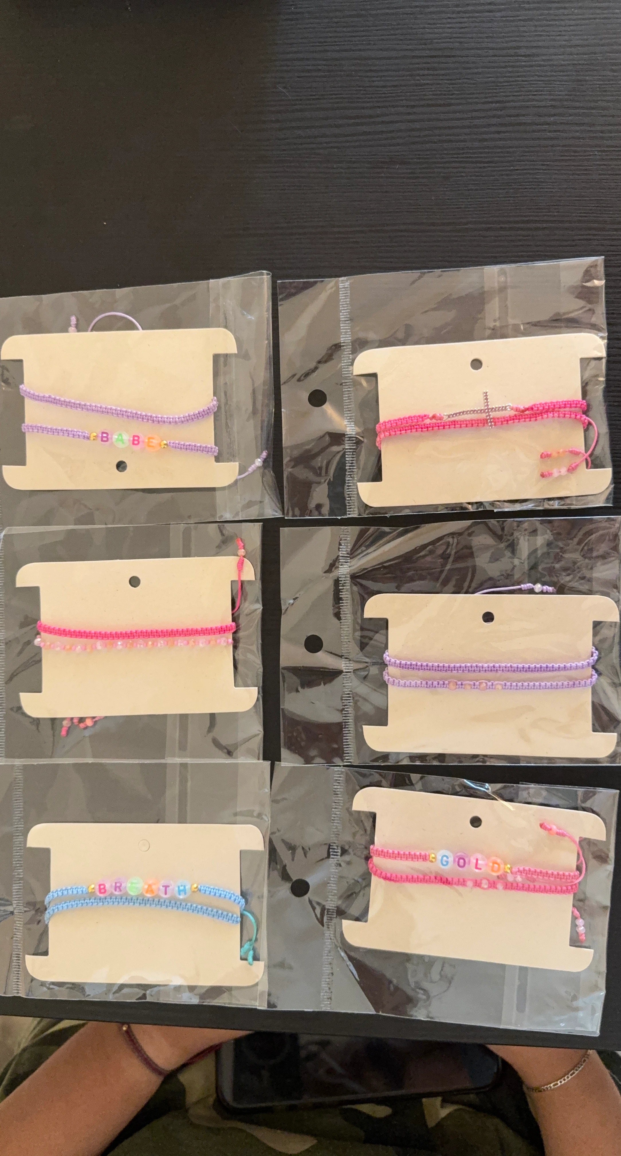 Beaded Word Bracelets