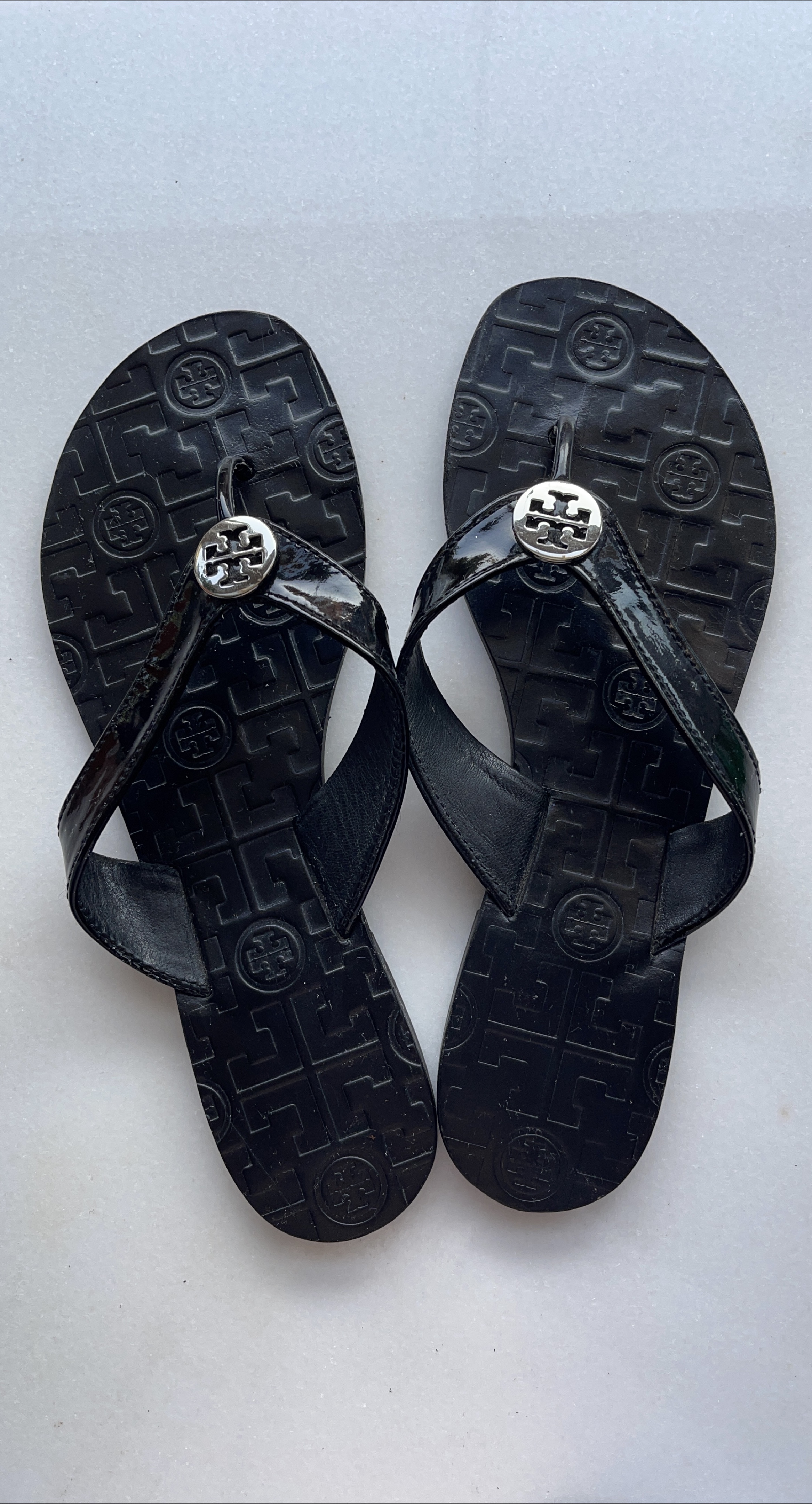 Tory Burch Black Flip Flops