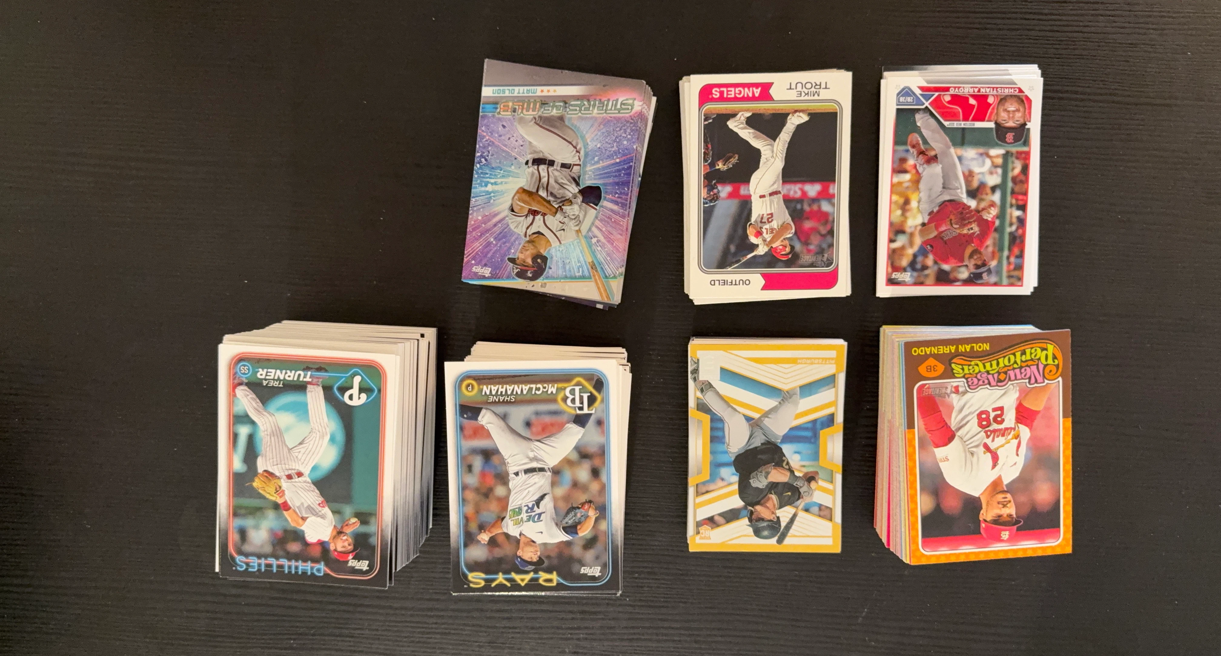 Assorted Baseball Cards Collection