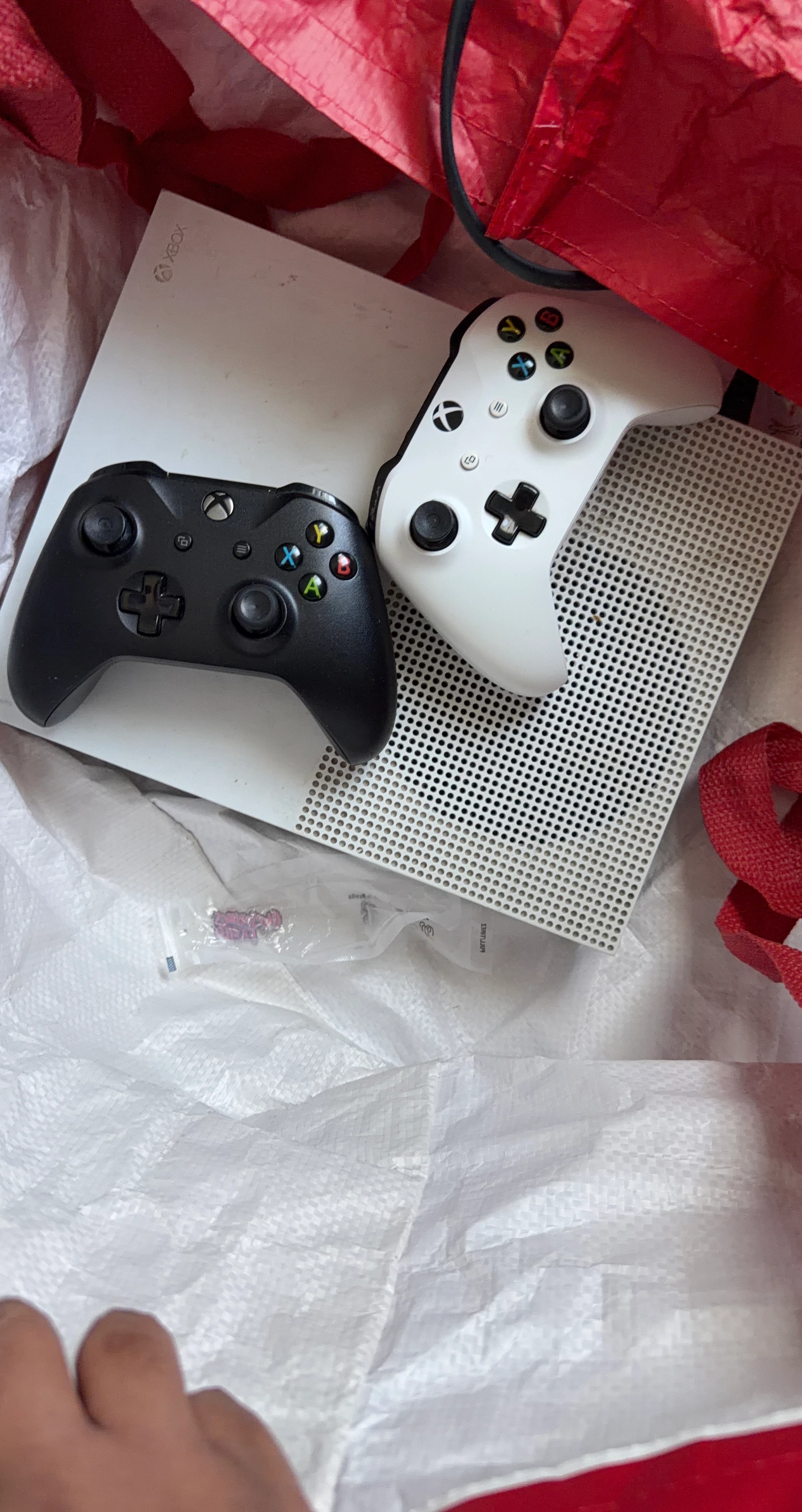 Xbox One S Console with 2 Controllers