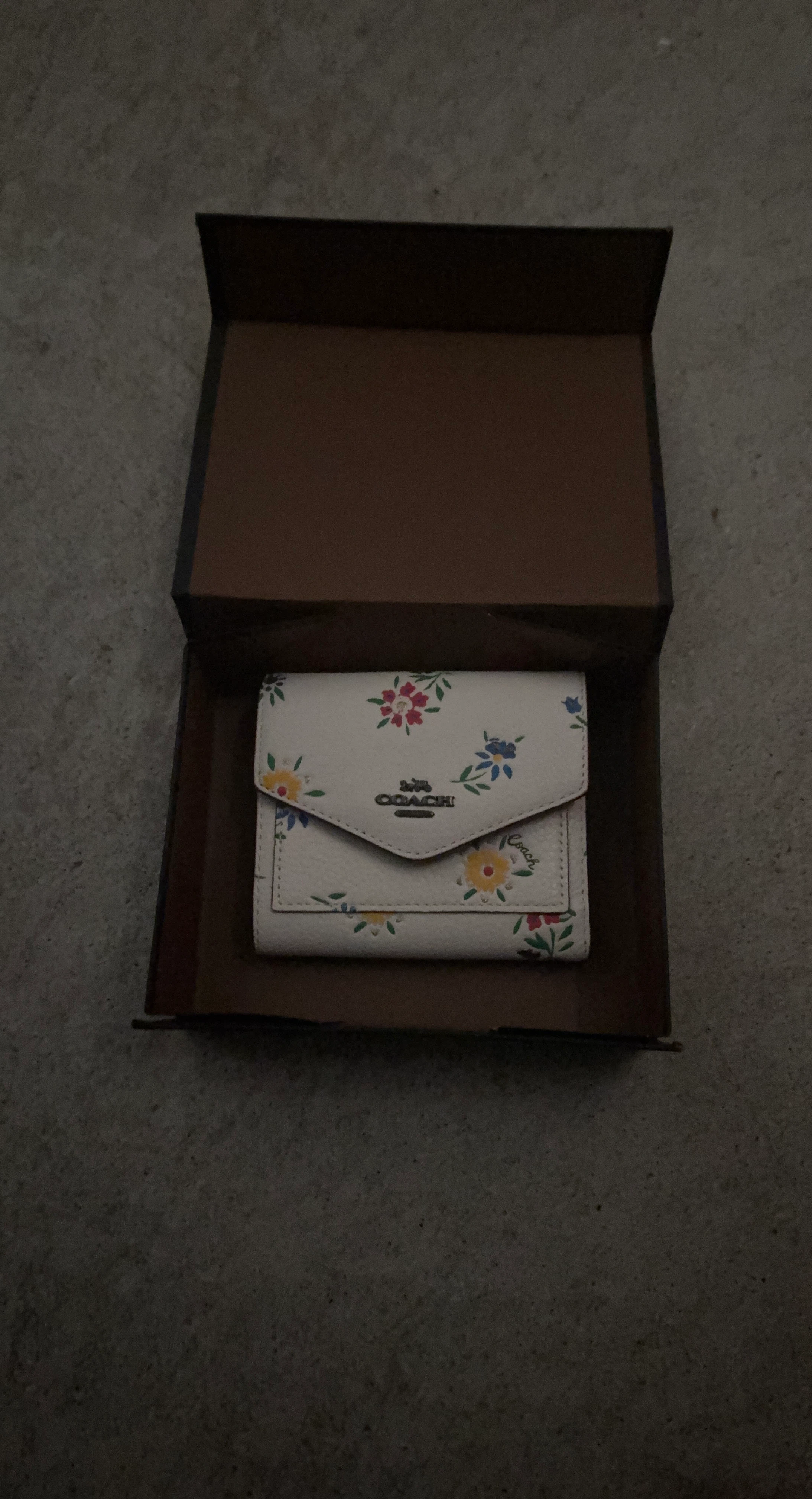 Coach Floral Print Wallet