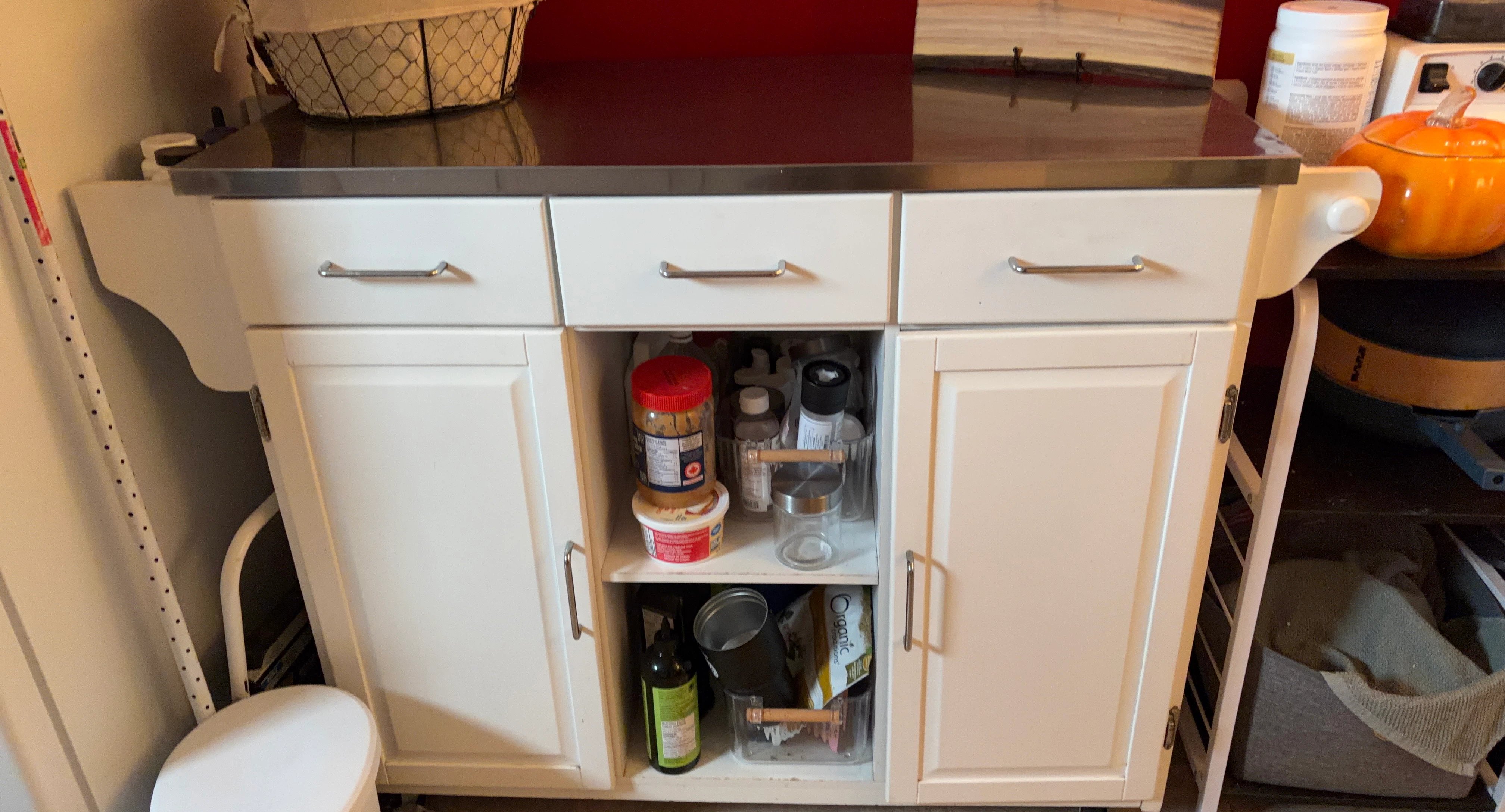 Kitchen island cart