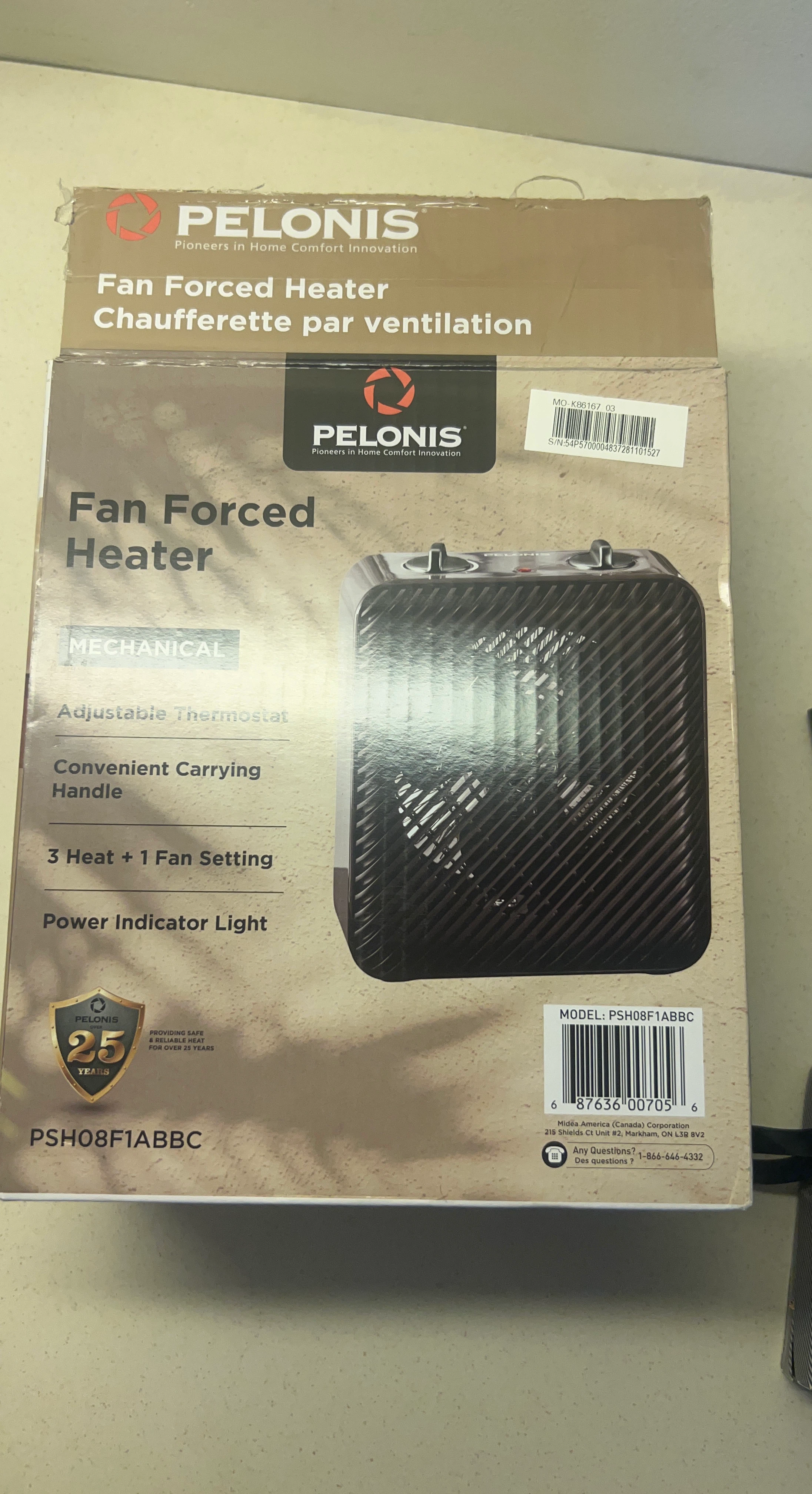 Pelonis Fan Forced Heater