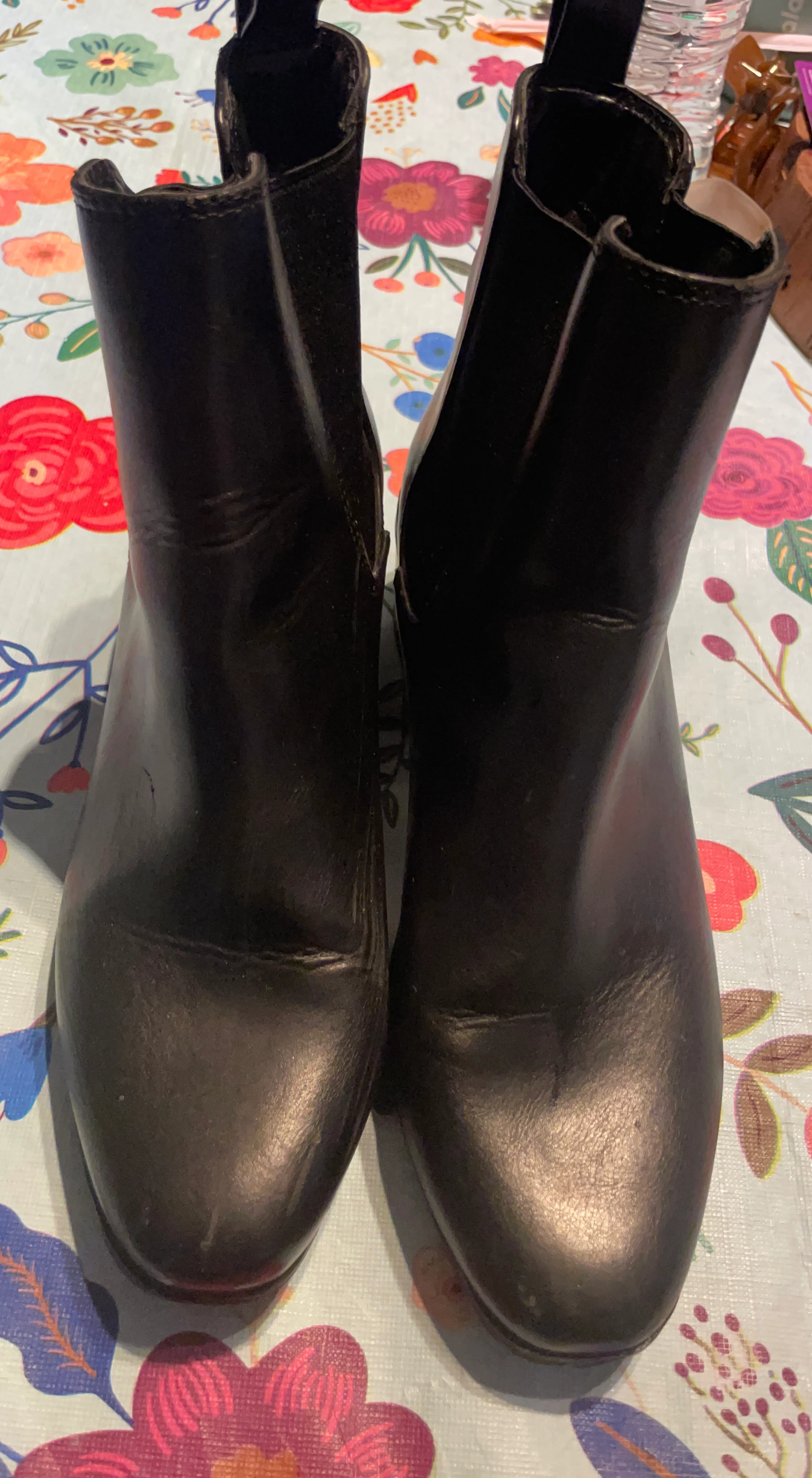 Black Ankle Boots Size 8.5