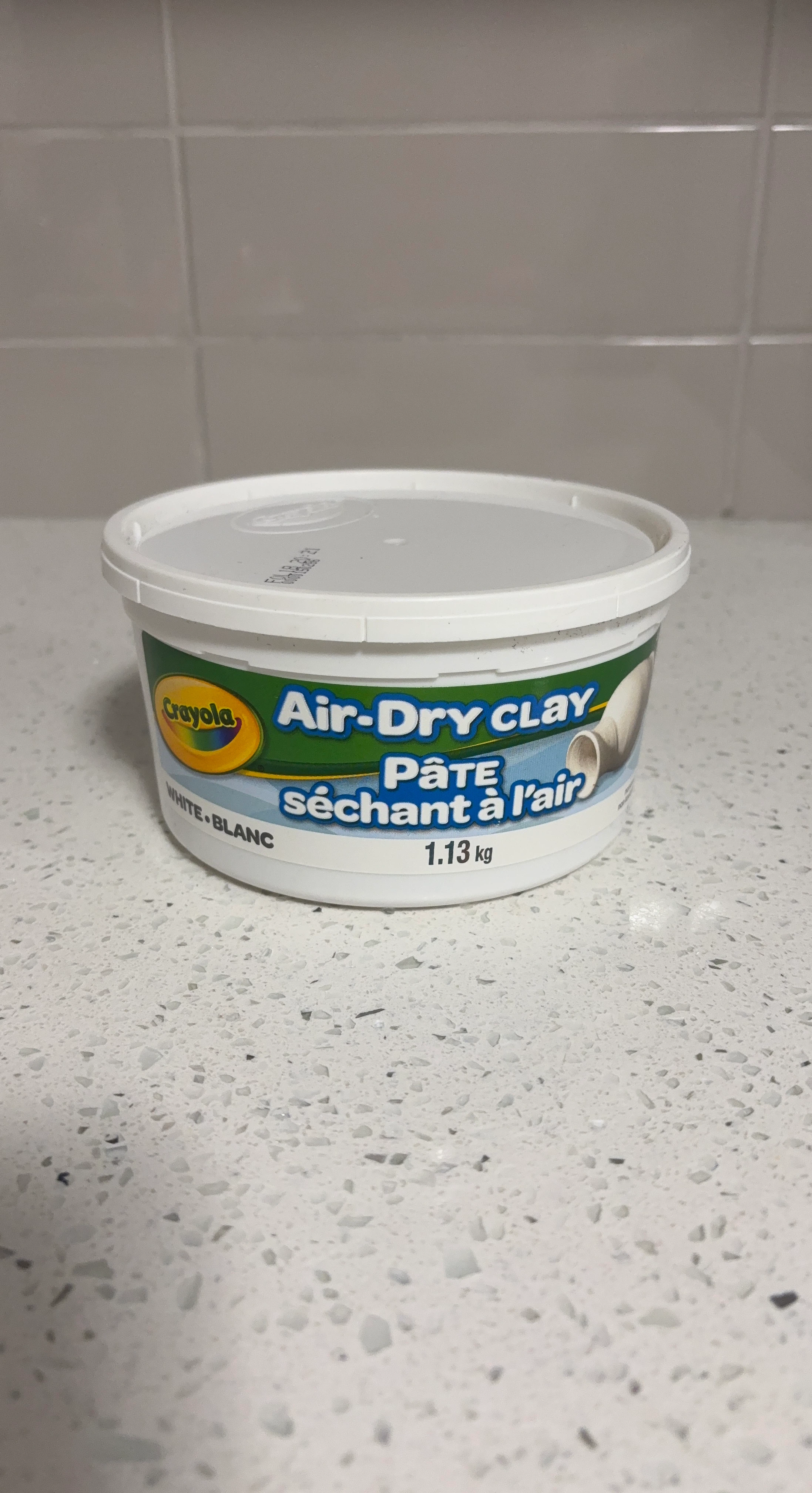 Crayola Air-Dry Clay - White, 1.13 kg