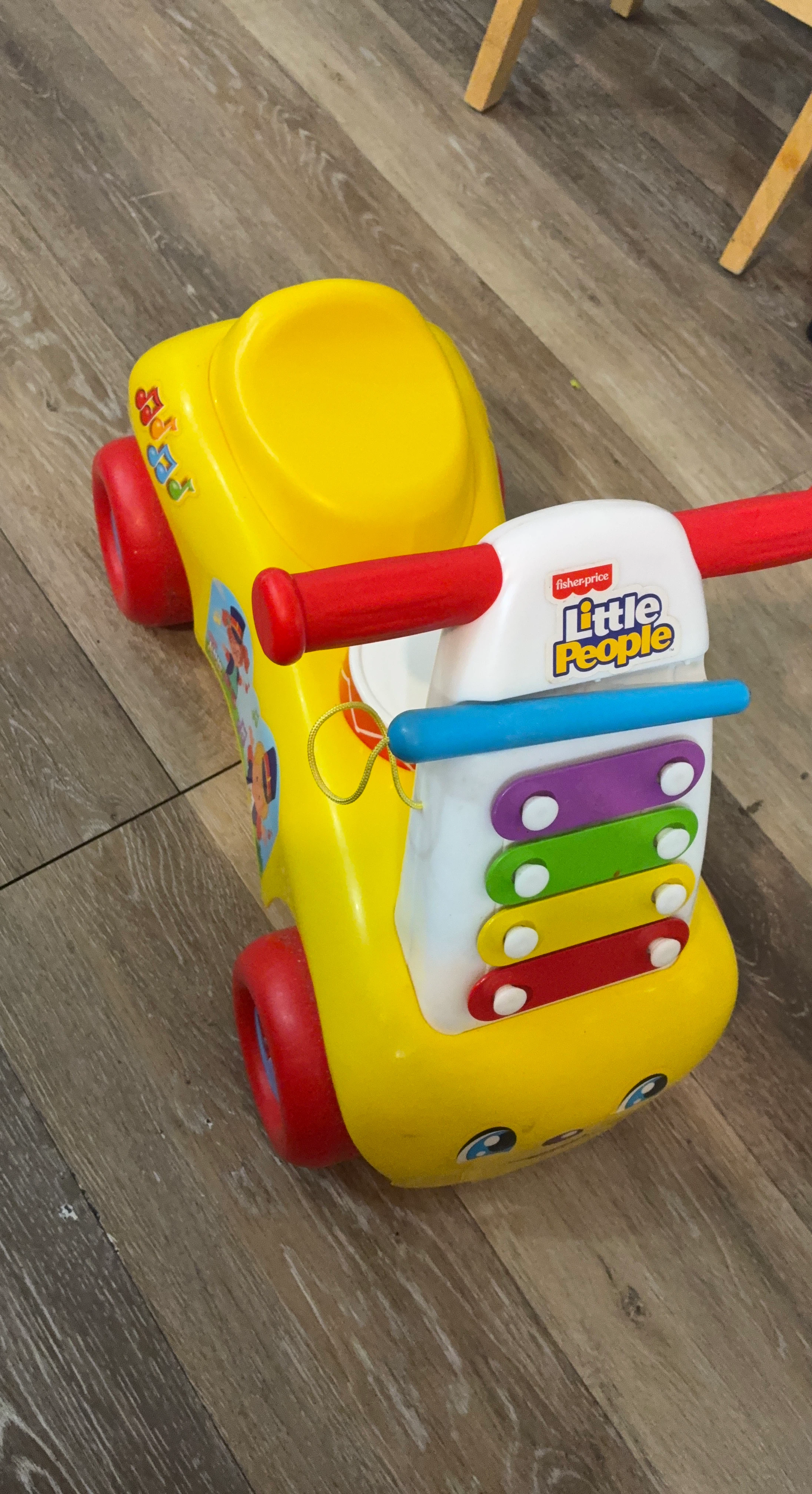 Fisher-Price Little People Ride-On Xylophone Toy