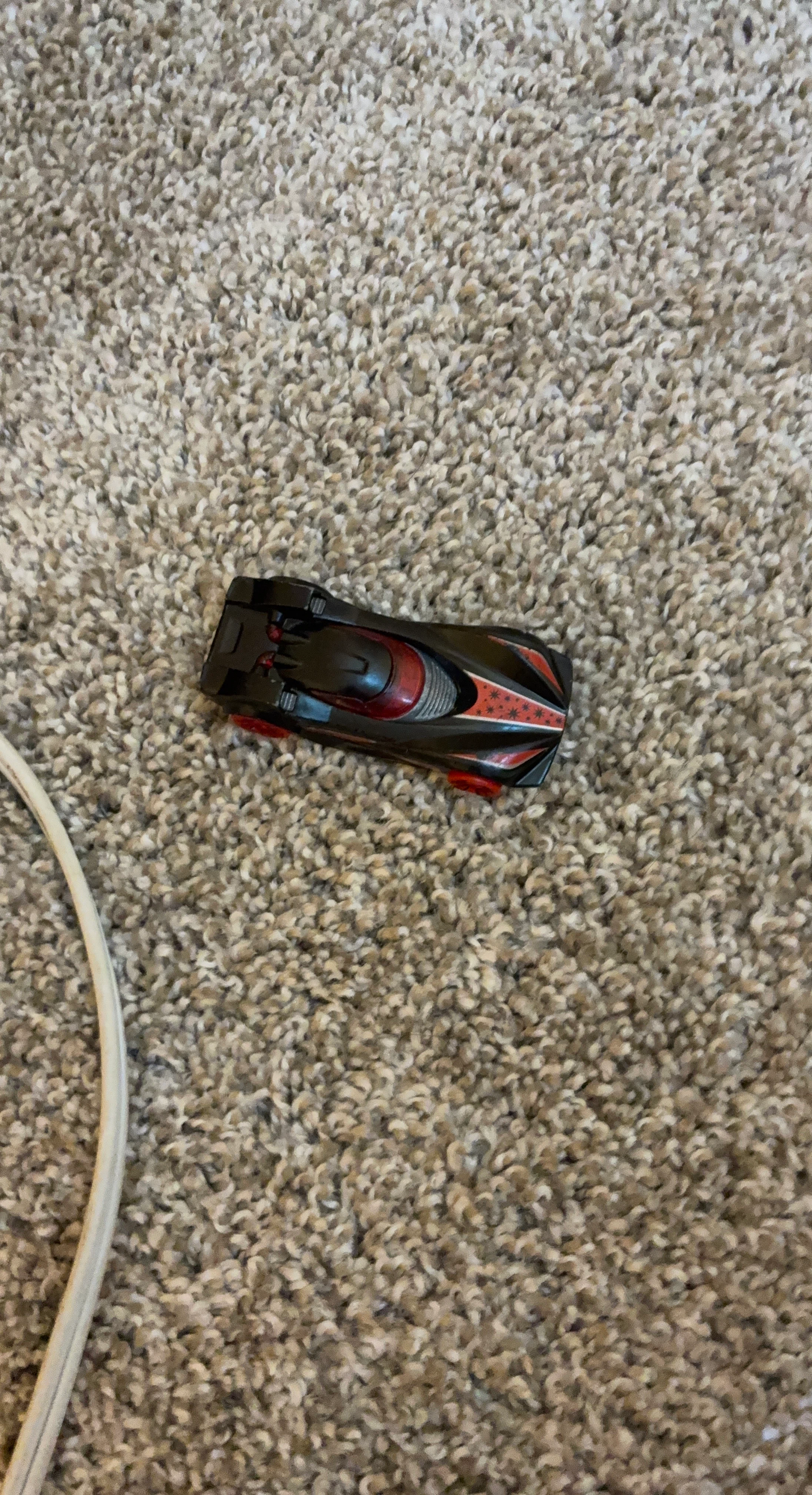 Black and Red Toy Car
