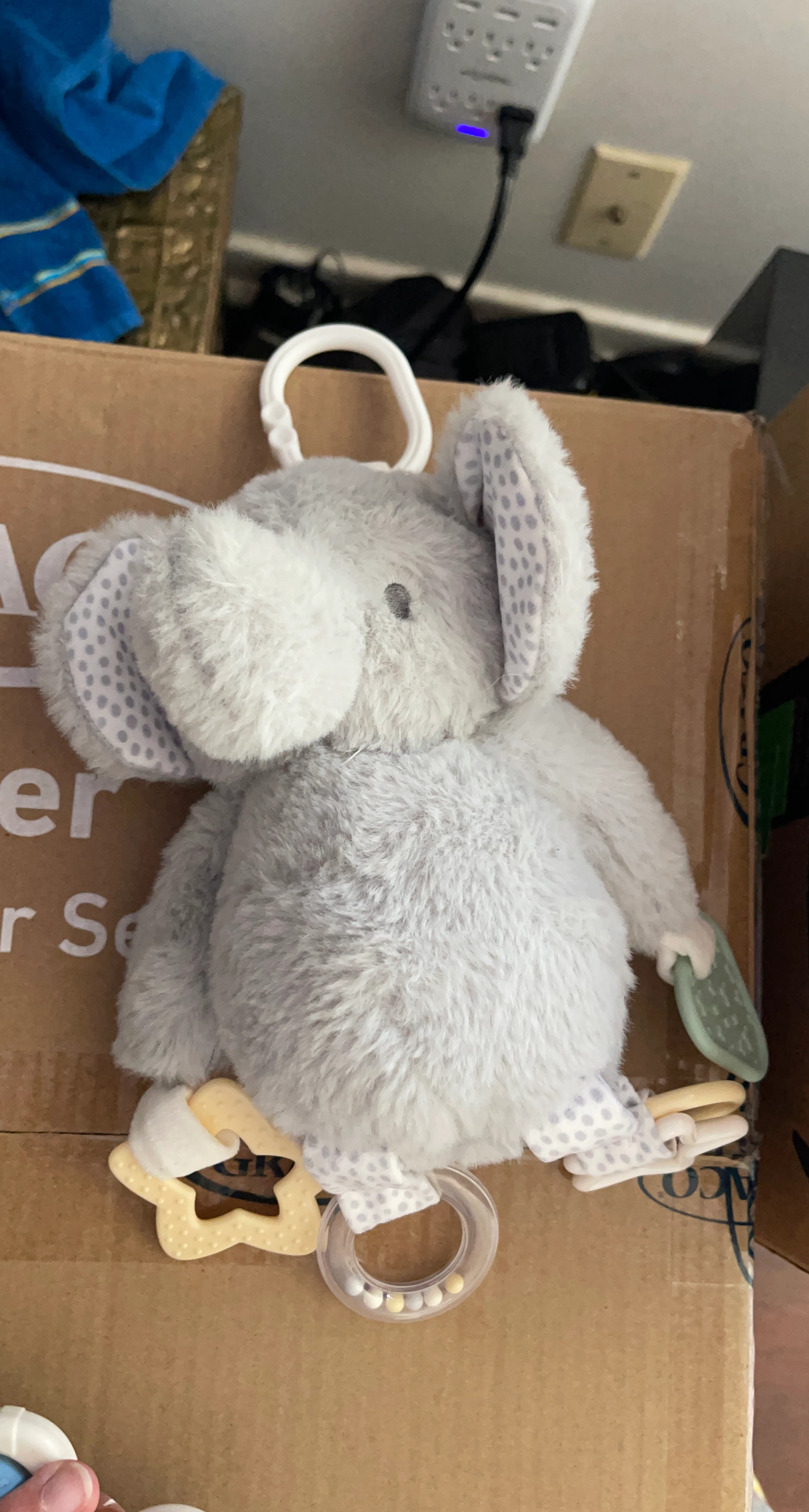 Elephant Rattle Toy