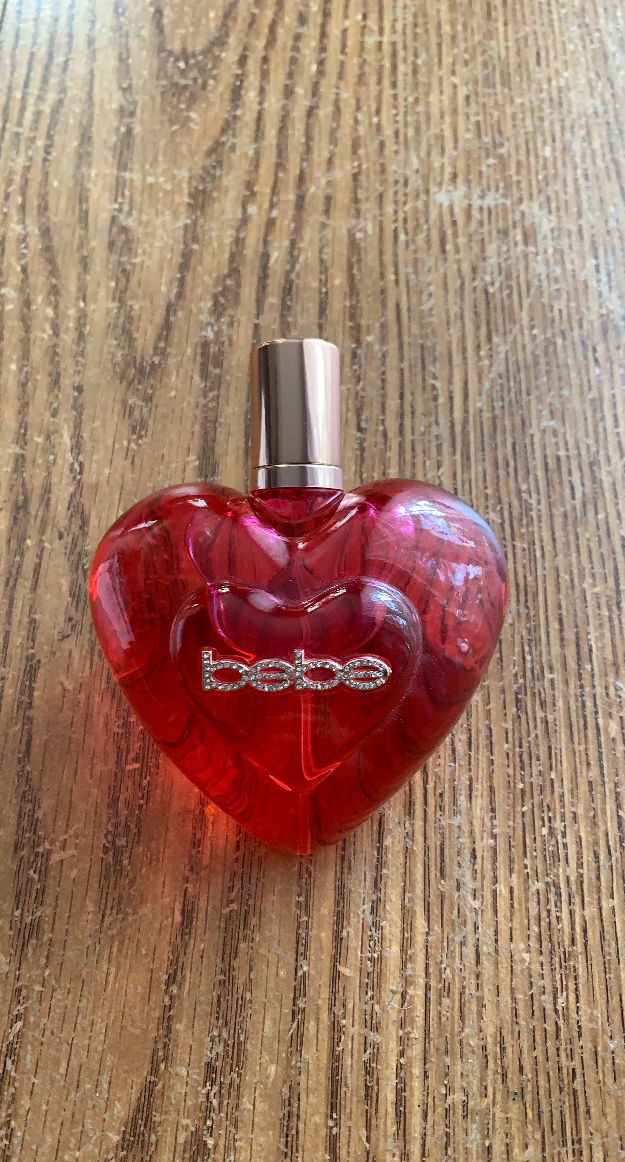 Bebe Heart Shaped Perfume Bottle