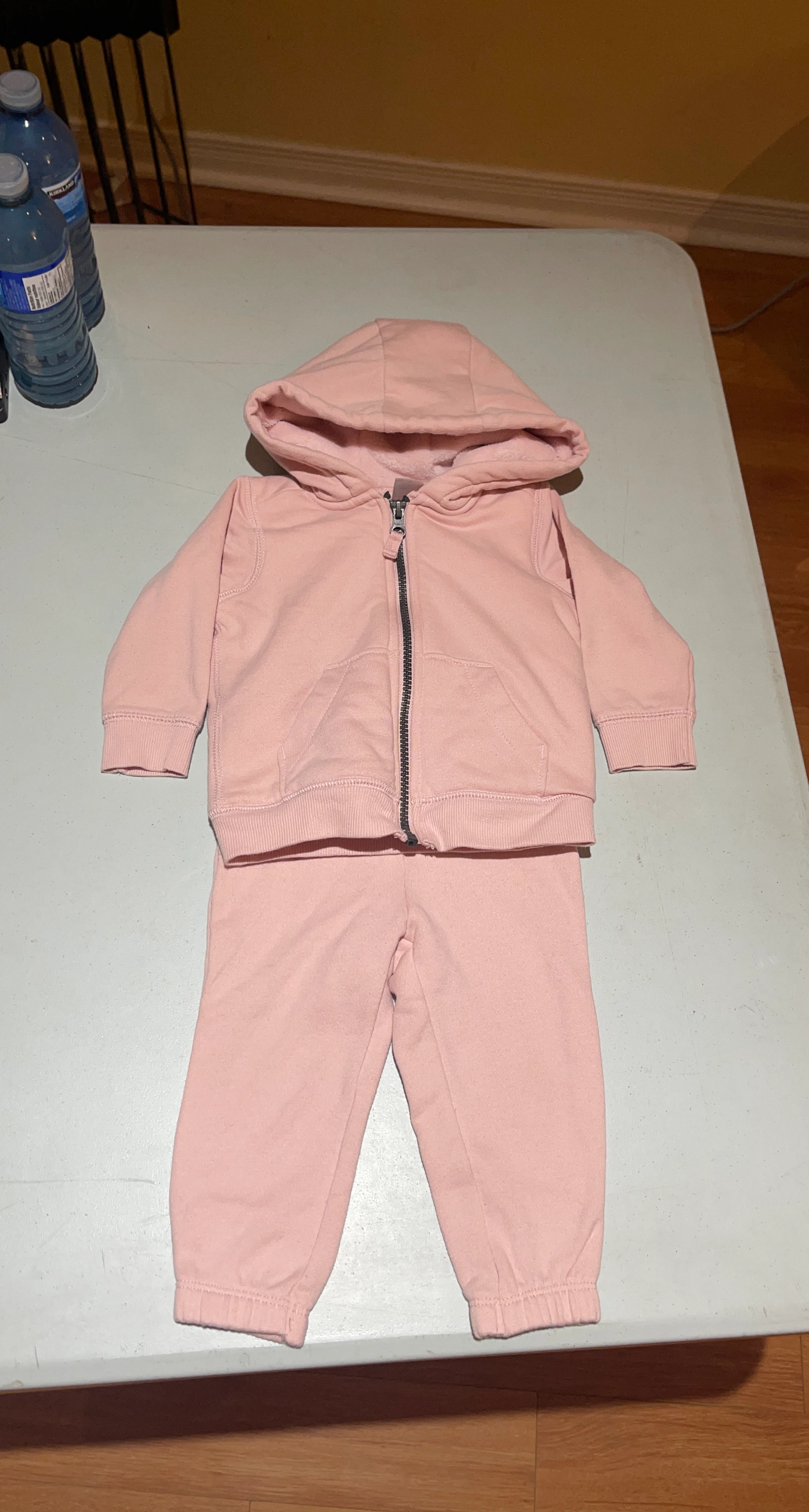 Pink Baby Tracksuit Set