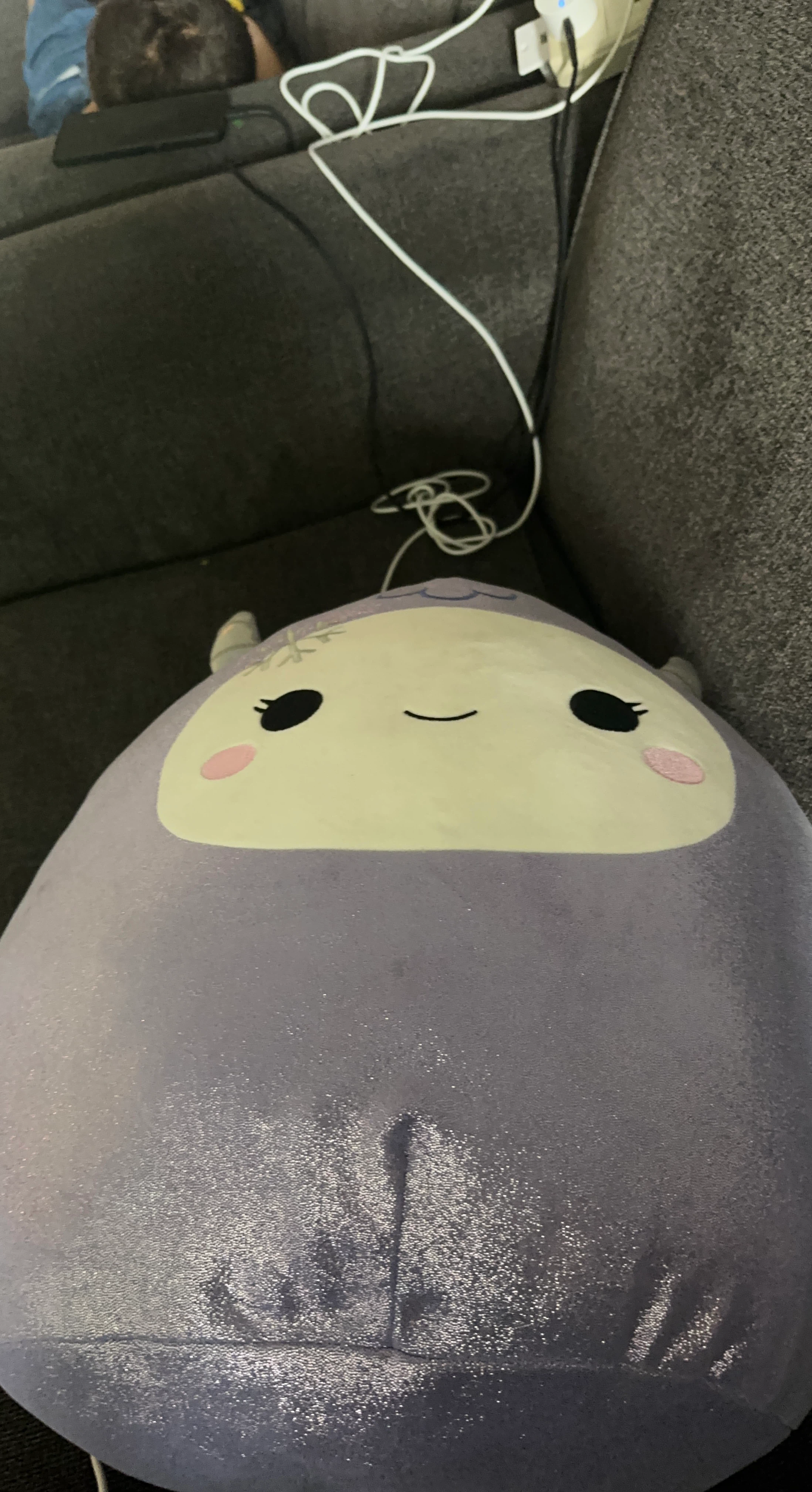 Squishmallow Plush Toy Purple Sparkly