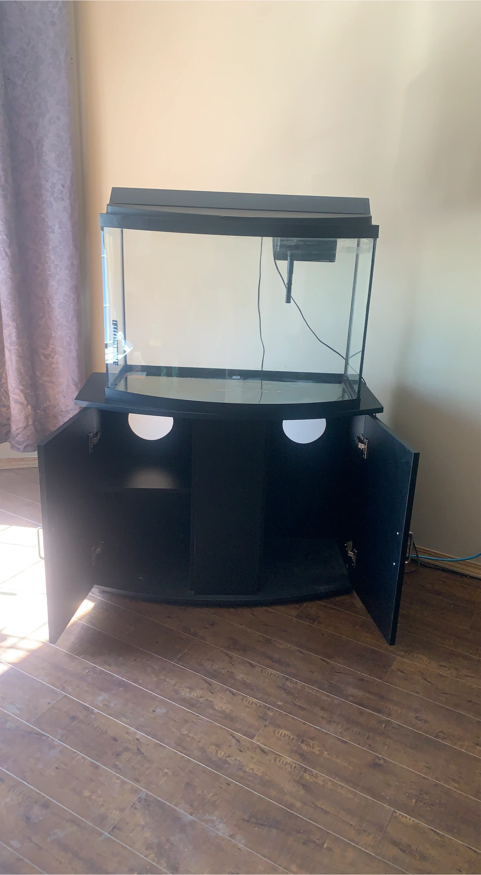 Black Aquarium Stand
