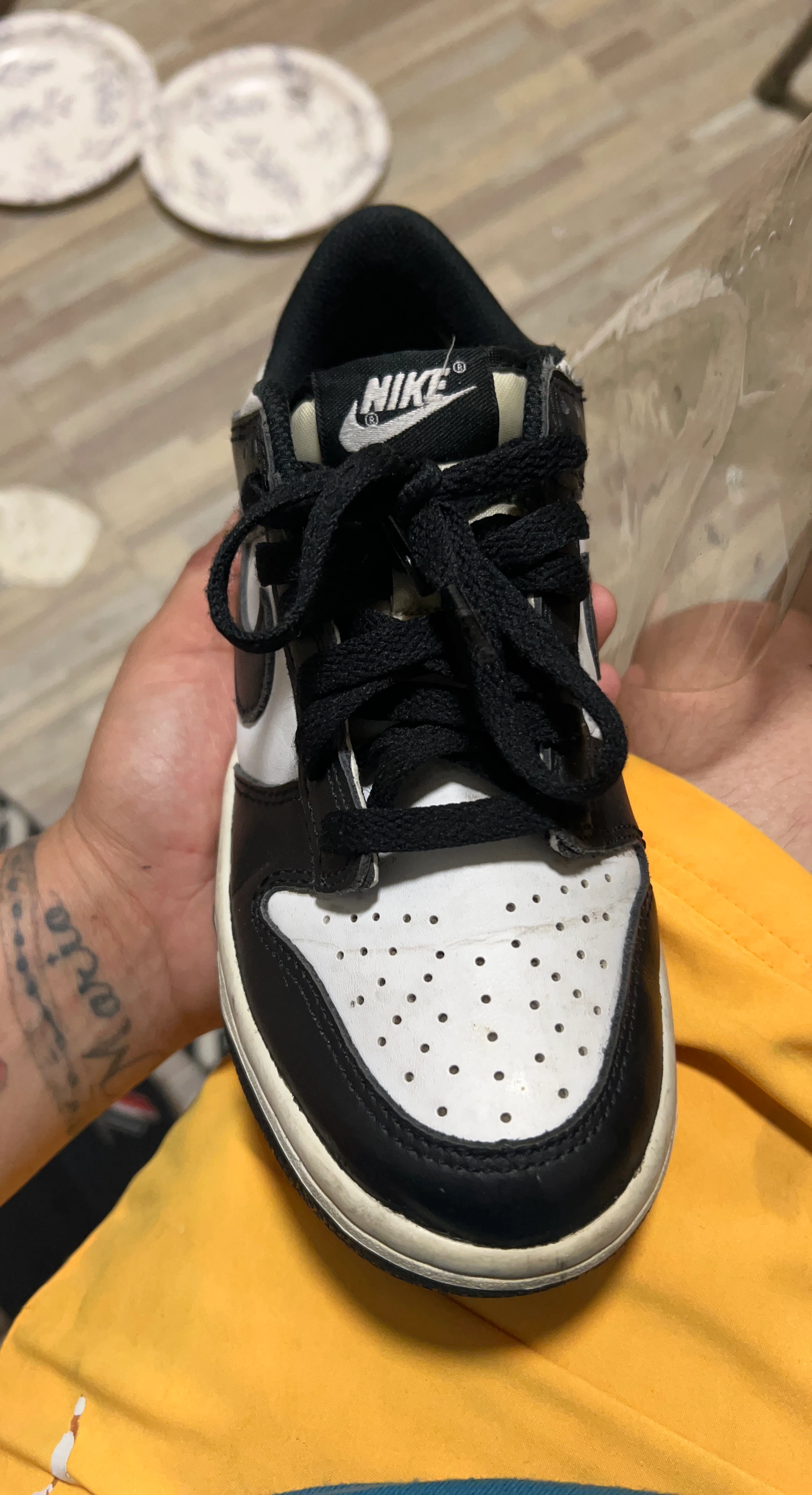 Nike Dunk Low Black White Sneakers