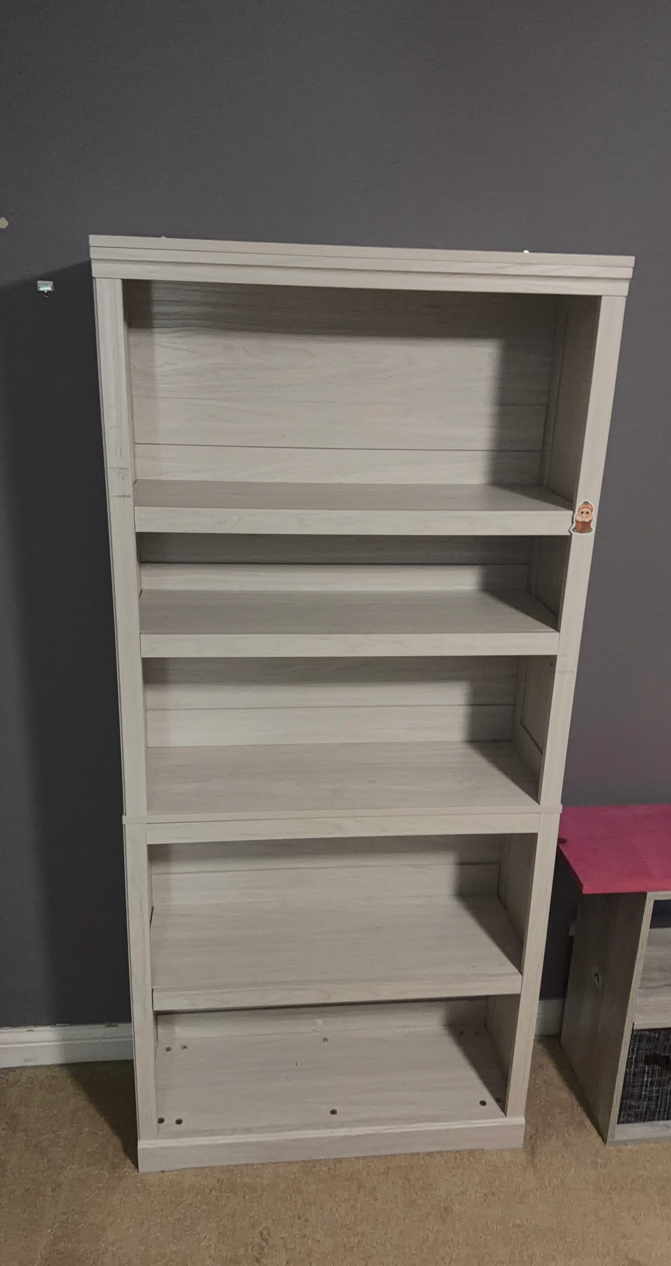 Tall Bookshelf - Light Wood Finish