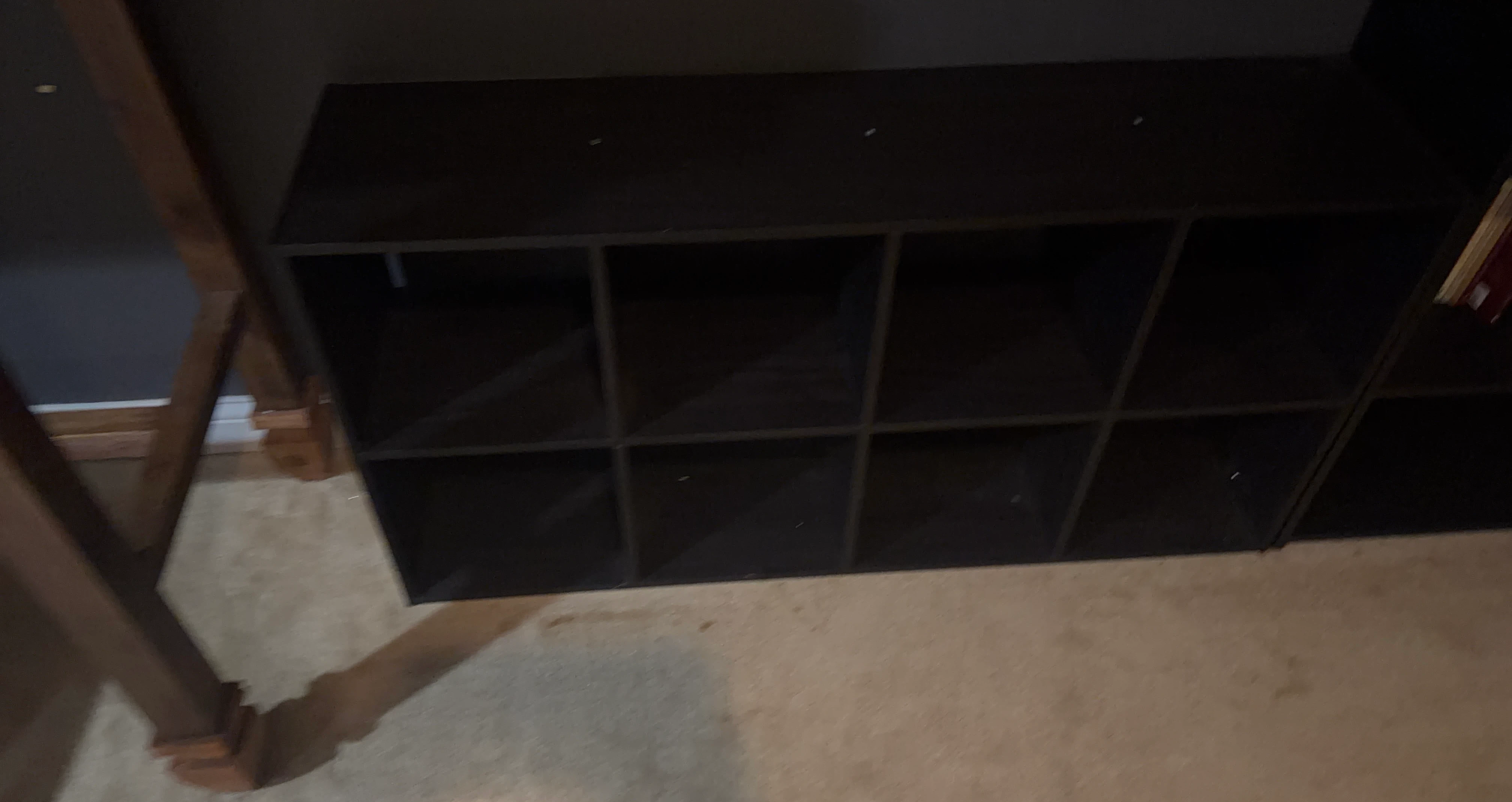 Dark Brown 8-Cube Storage Organizer