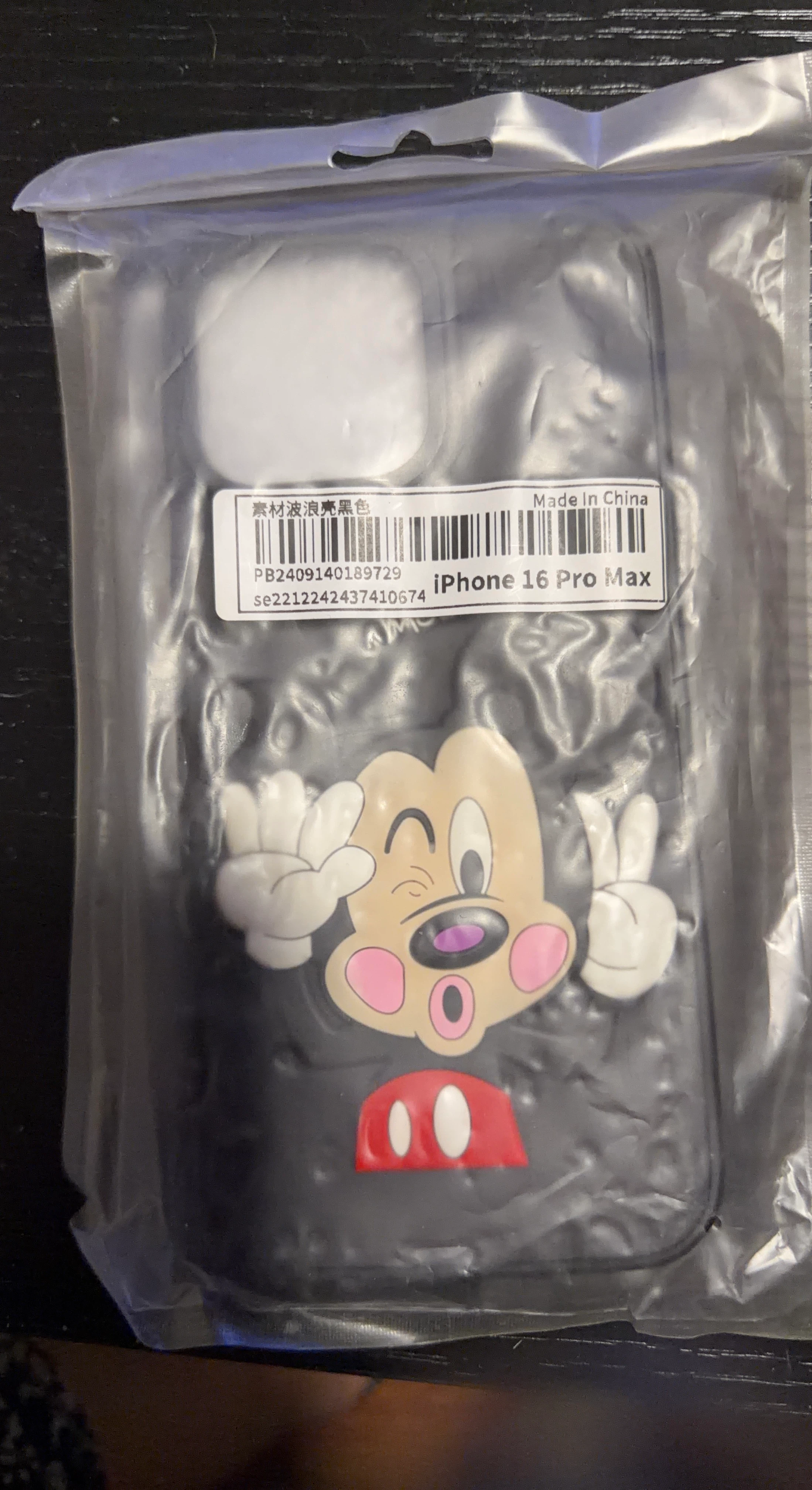 iPhone 16 Pro Max Case - Mickey Mouse Design