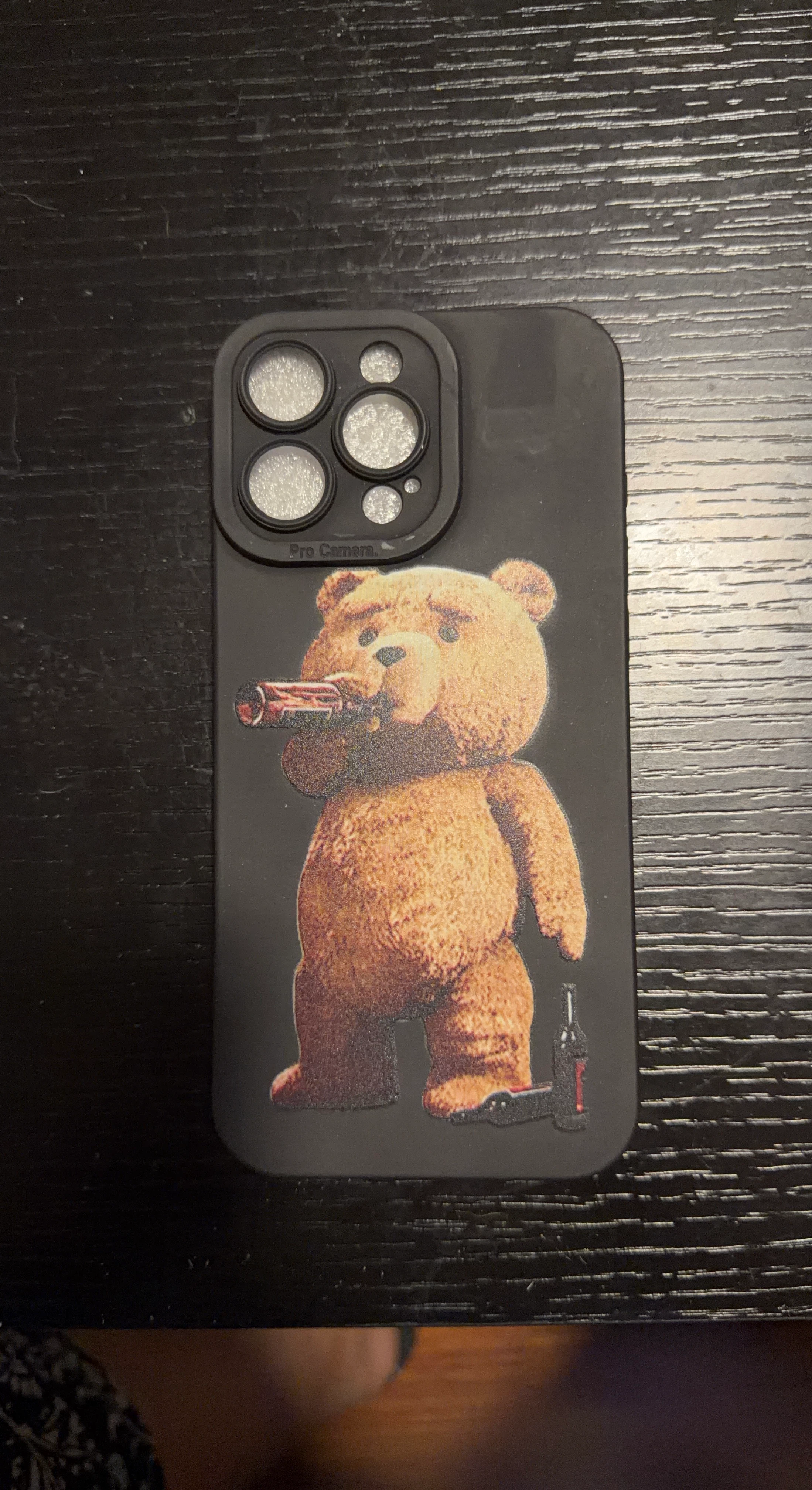 Phone Case with Teddy Bear Design