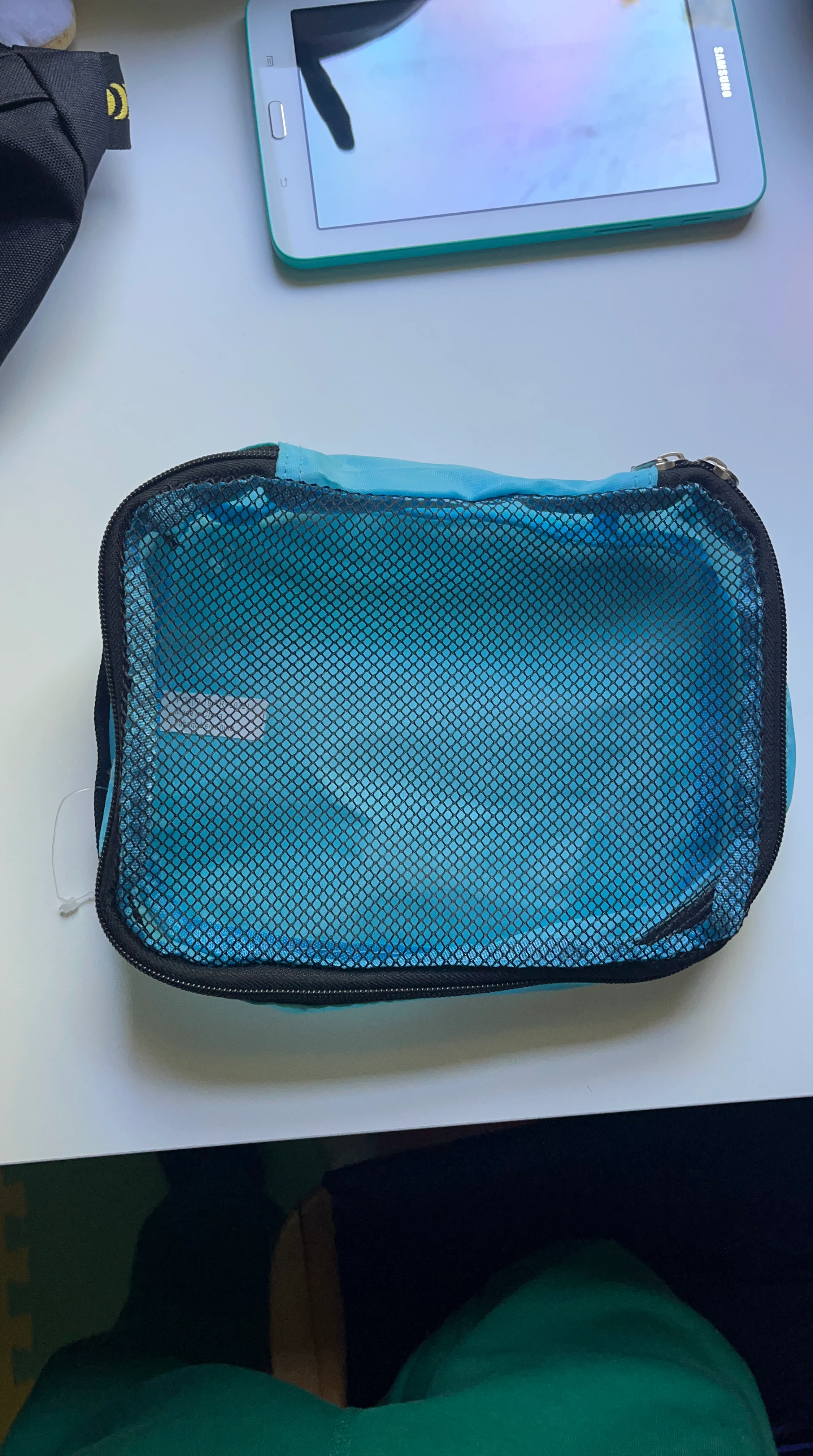 Blue Mesh Packing Cube