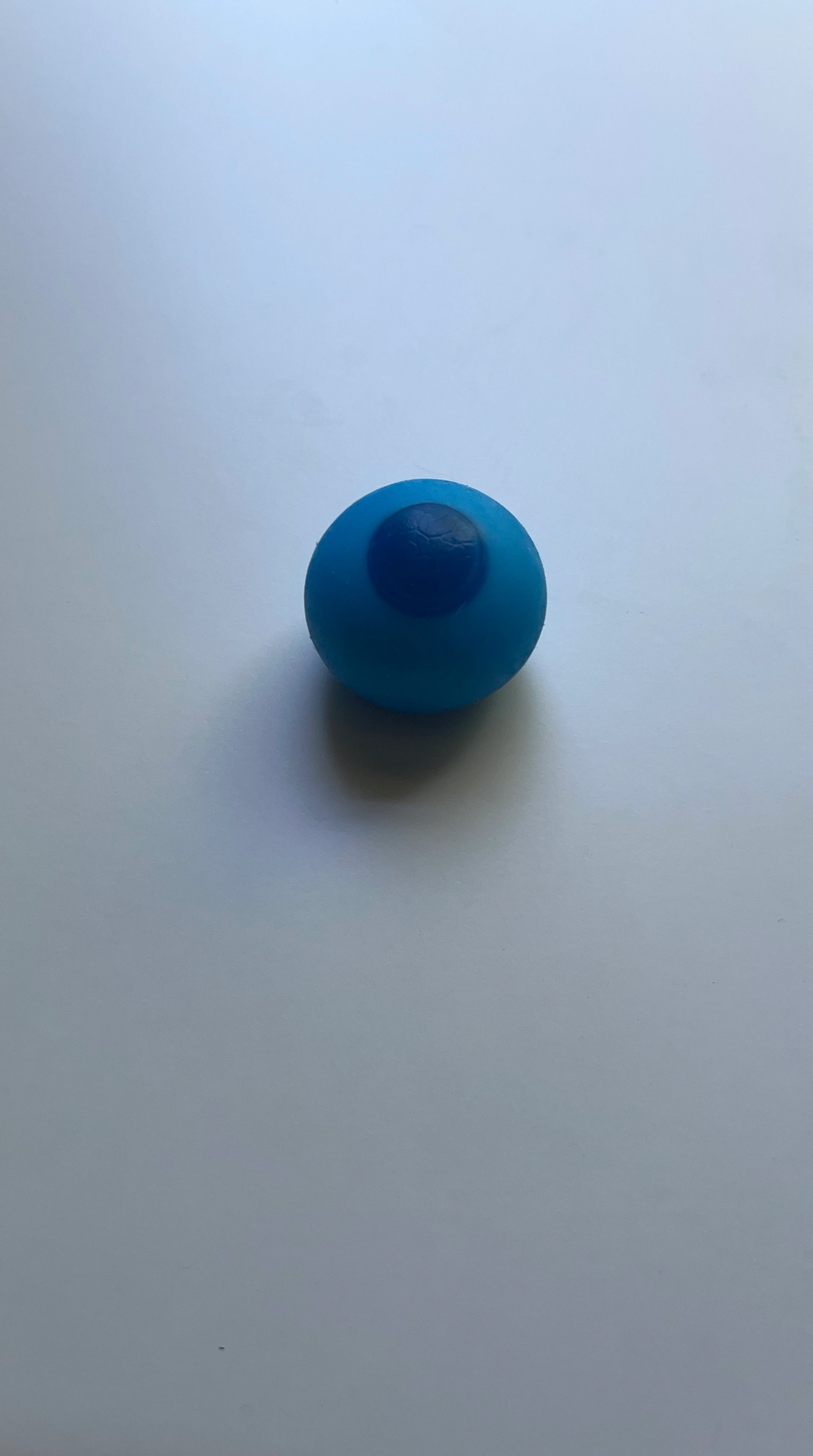 Blue stress ball