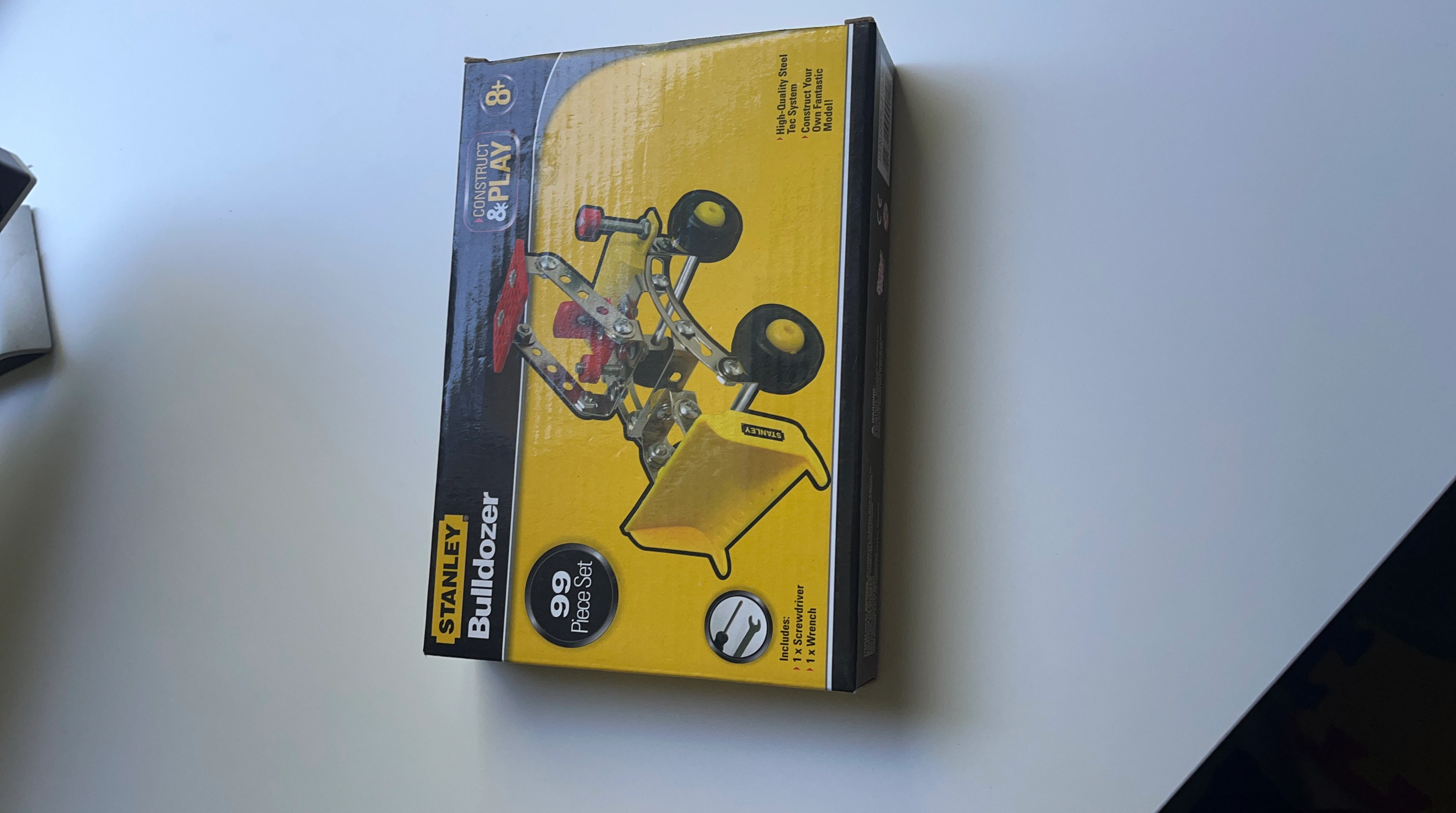 Stanley Construct & Play Bulldozer 99 Piece Set