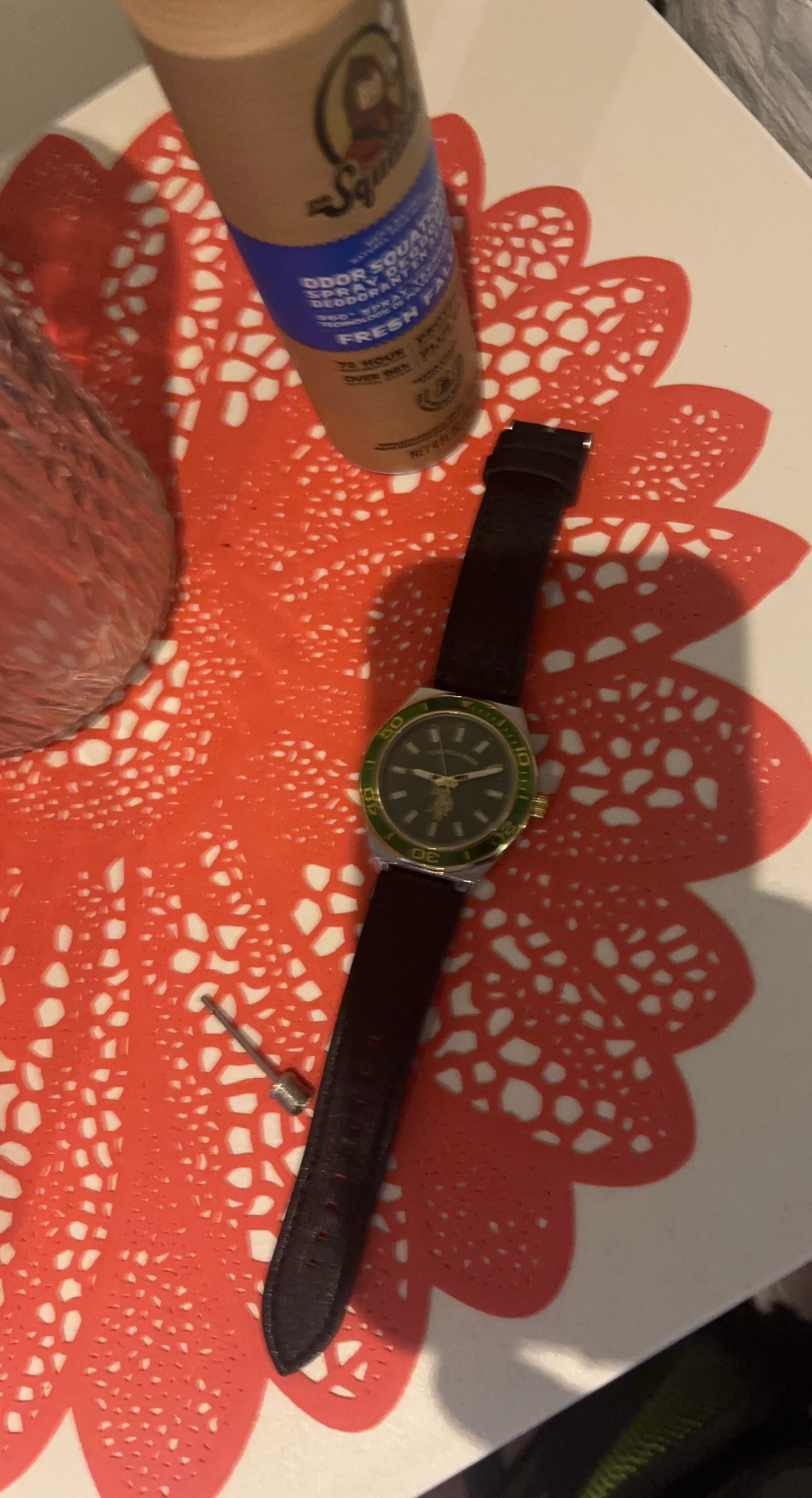 U.S. Polo Assn. Green Dial Watch