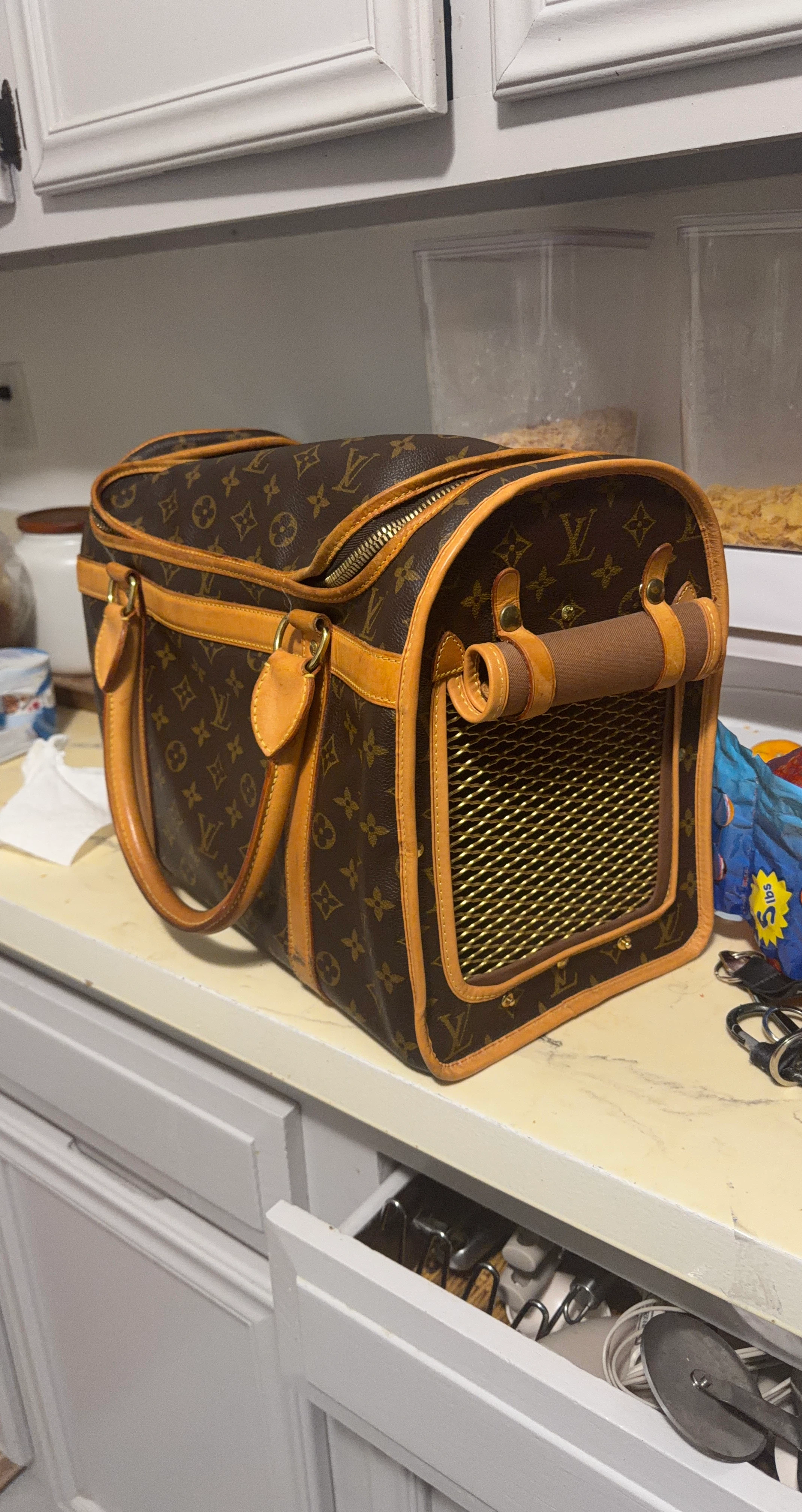 Louis Vuitton Monogram Pet Carrier Bag