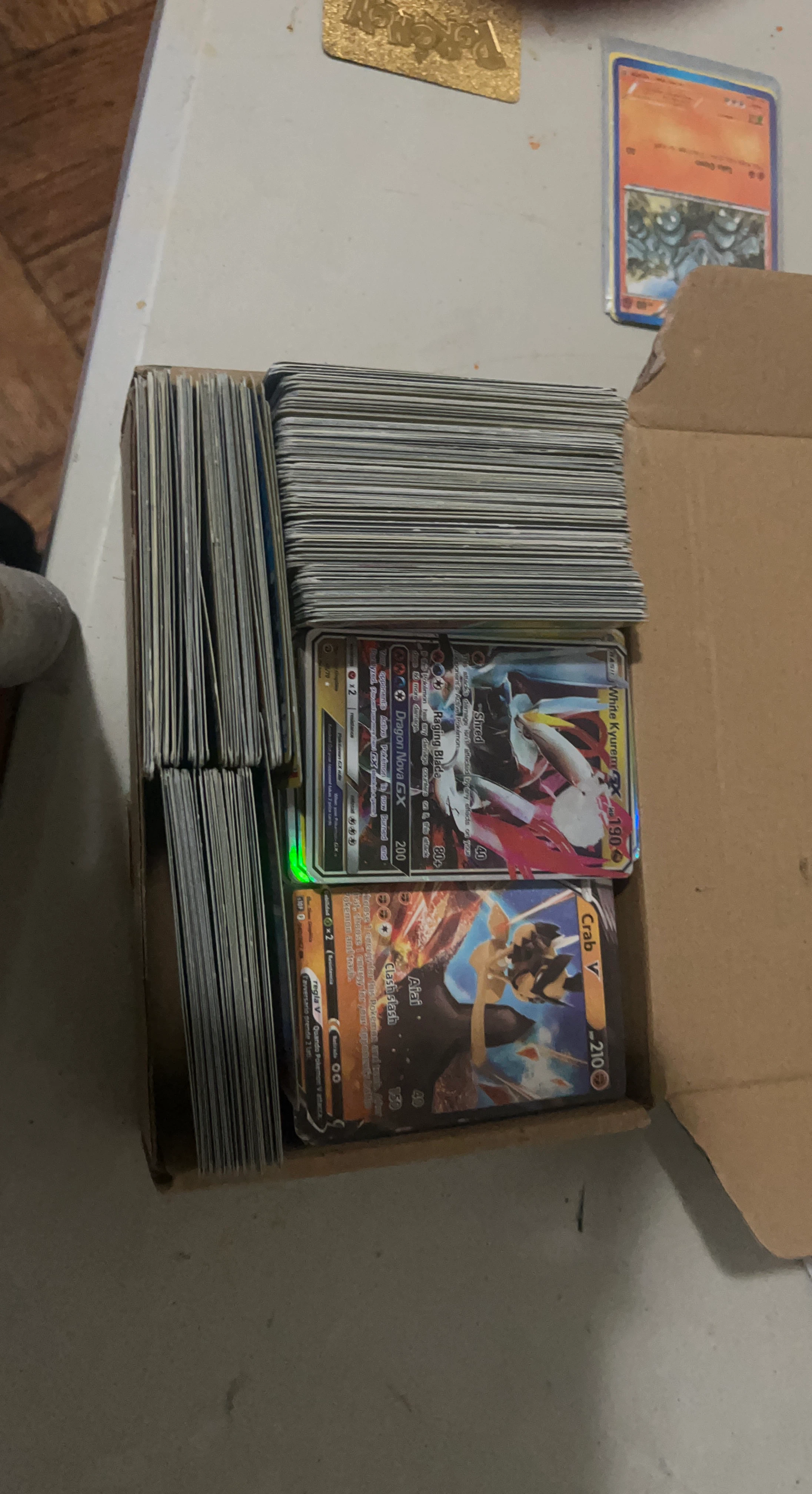 Pokemon Cards - White Kyurem GX, Crab V, and More