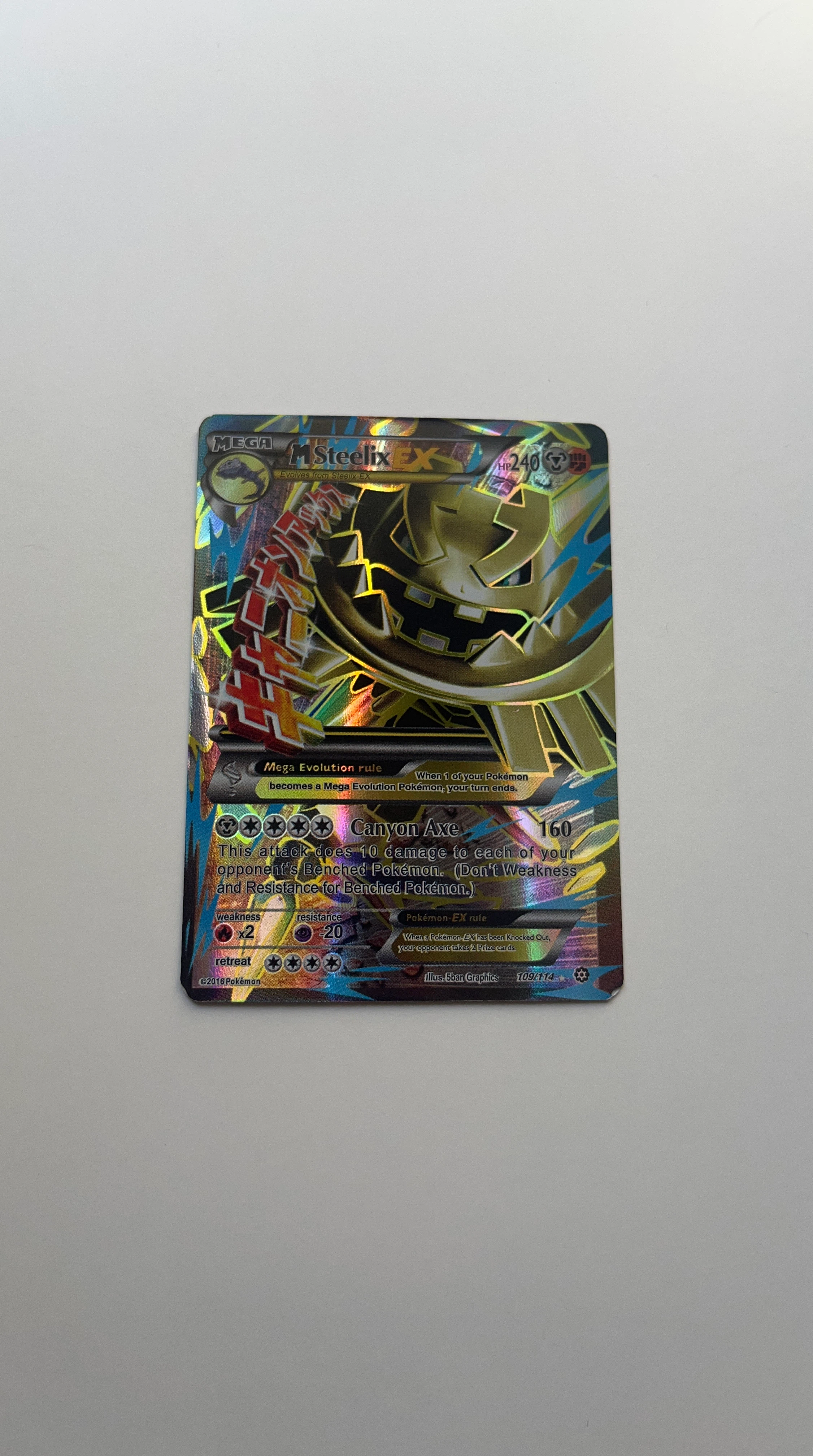 Pokémon M Steelix EX Trading Card 109/114