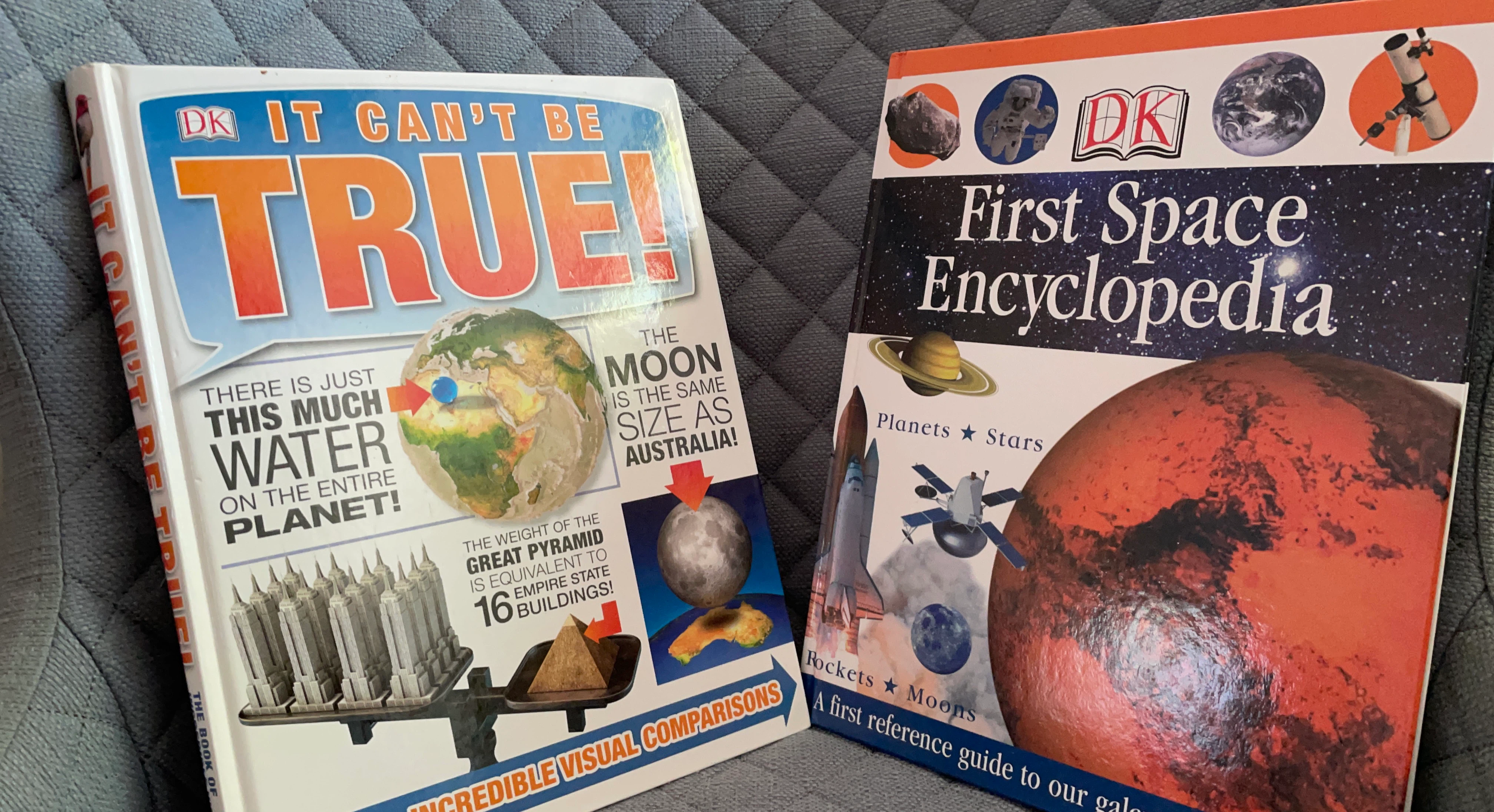 DK Books: It Can't Be True! & First Space Encyclopedia