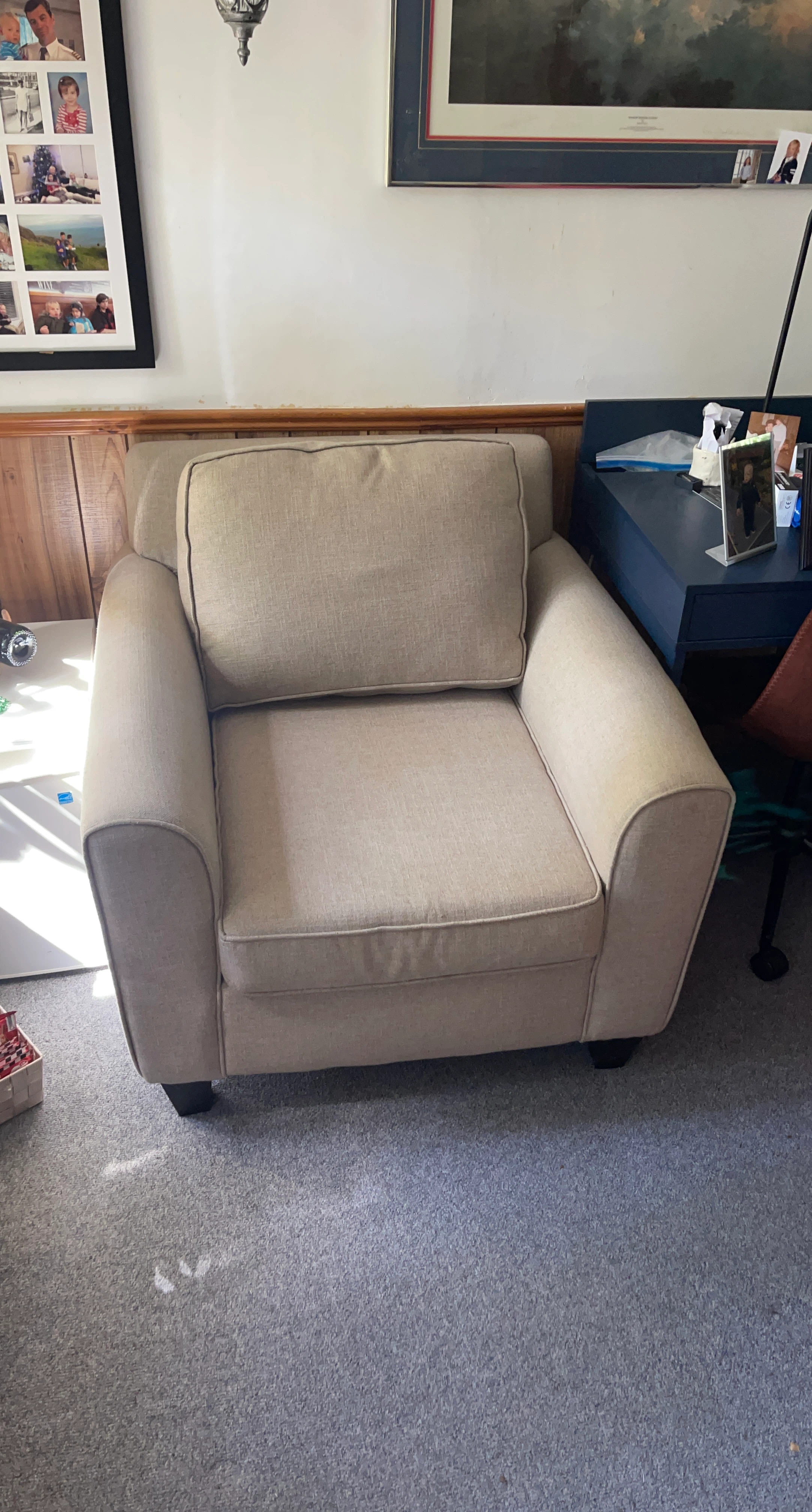 Tan Armchair