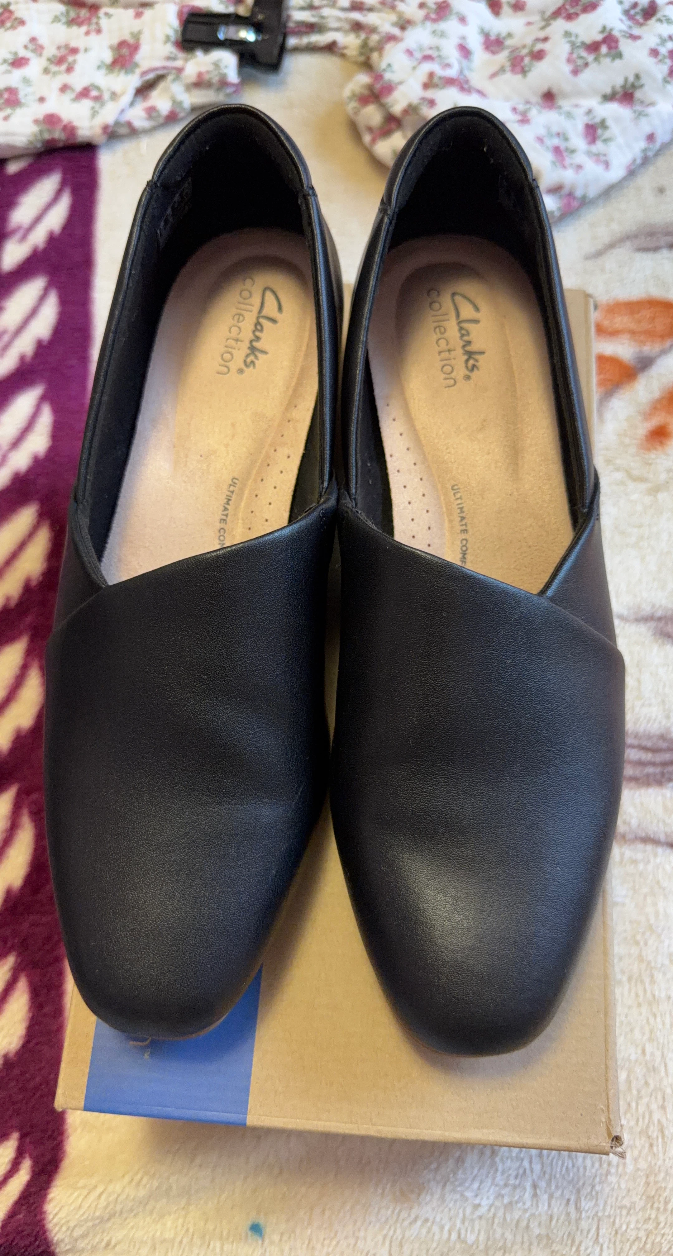 Clarks Collection Women's Black Loafers