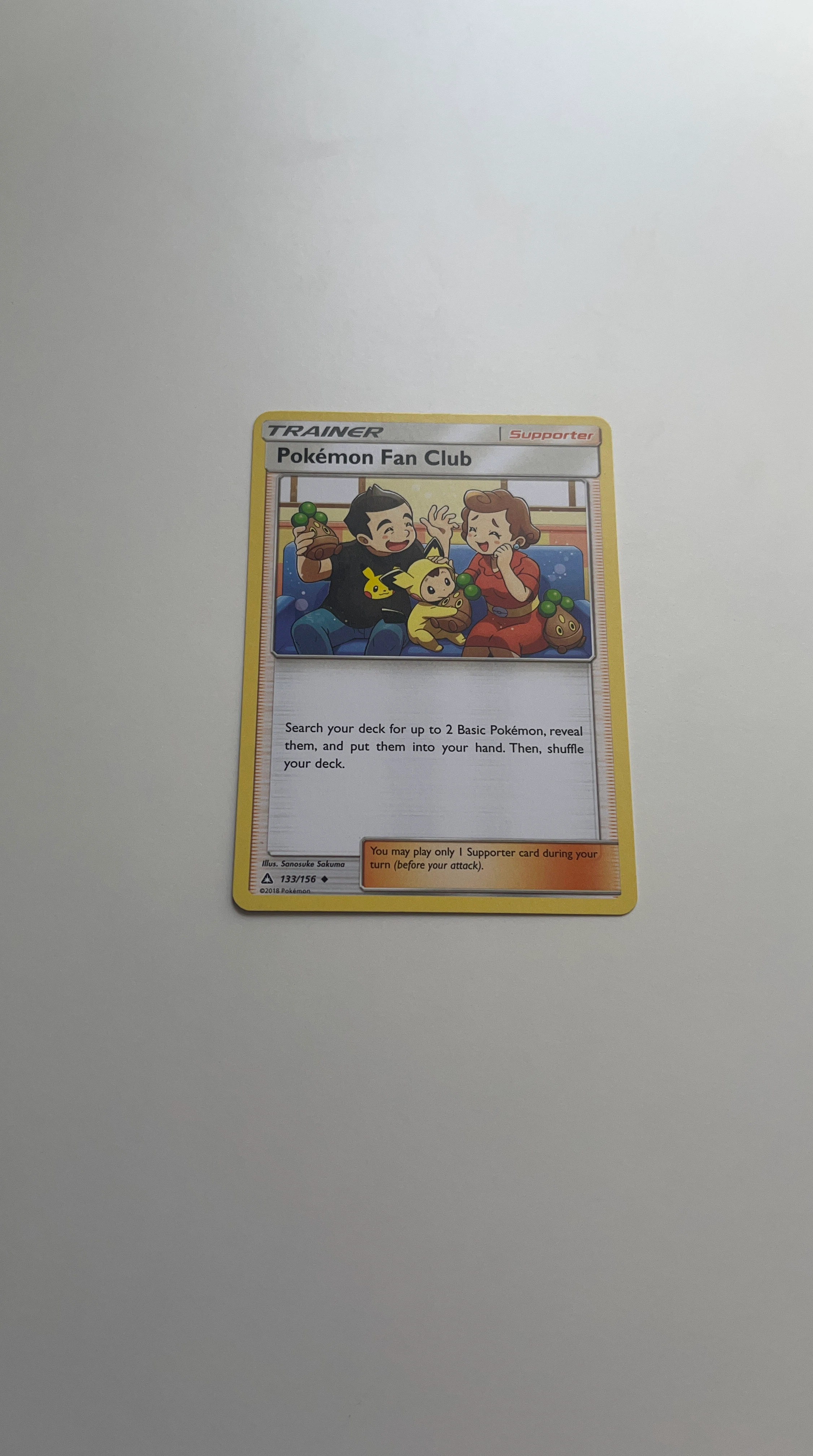 Pokémon Fan Club Trainer Card