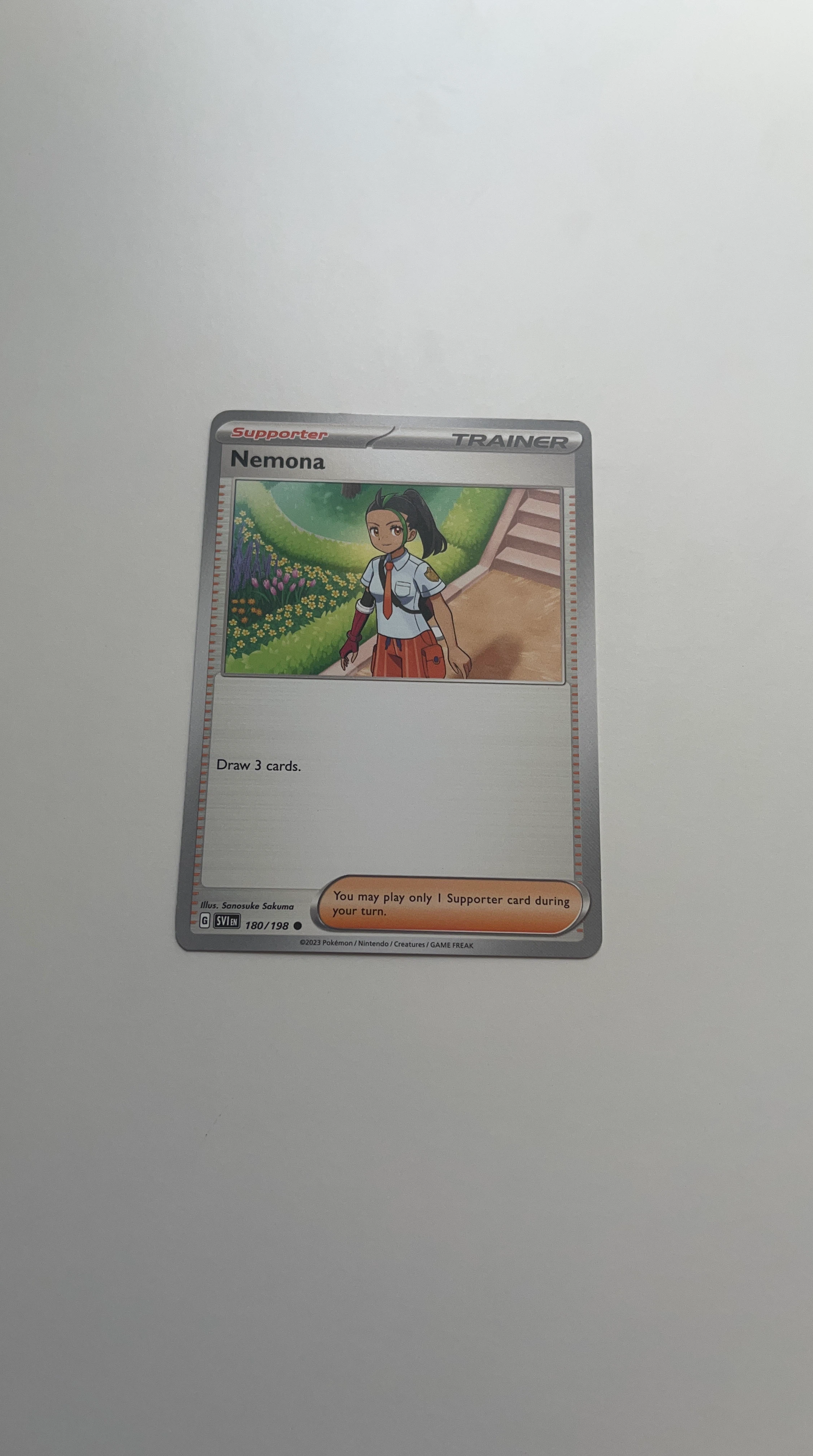 Pokemon TCG Nemona Trainer Card 180/198