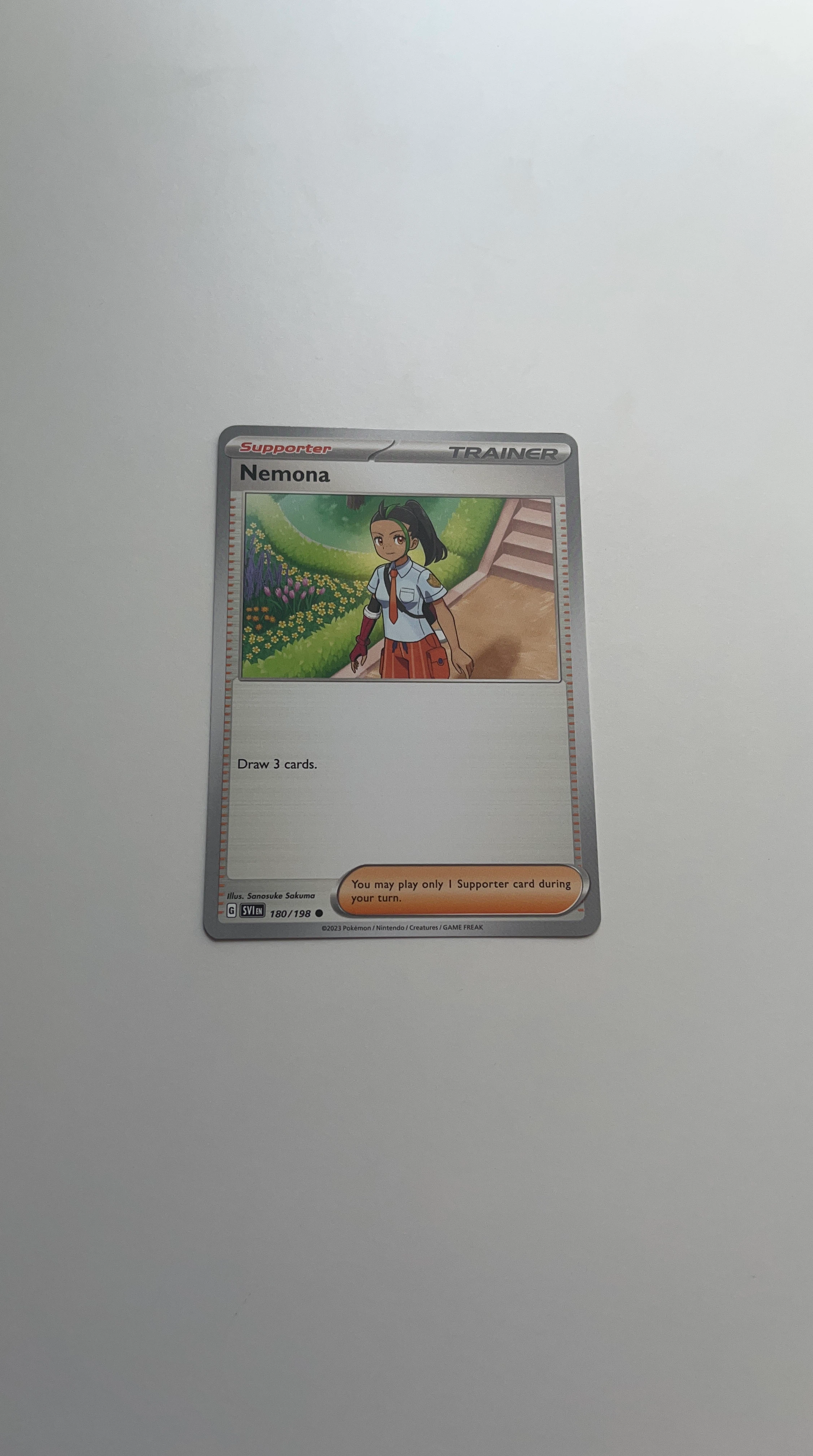 Pokémon TCG Nemona Trainer Card