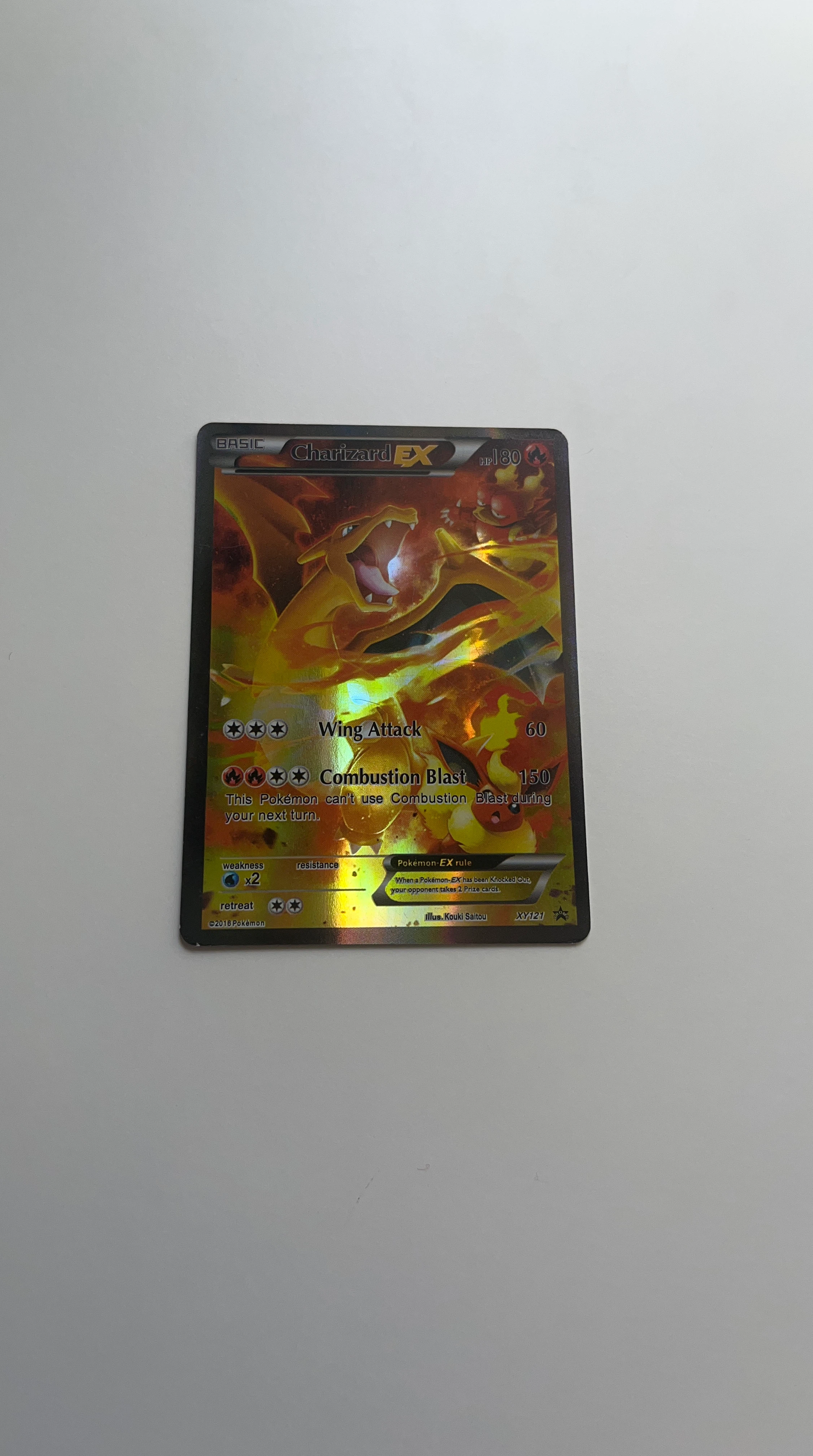 Pokémon Charizard EX XY121 Trading Card