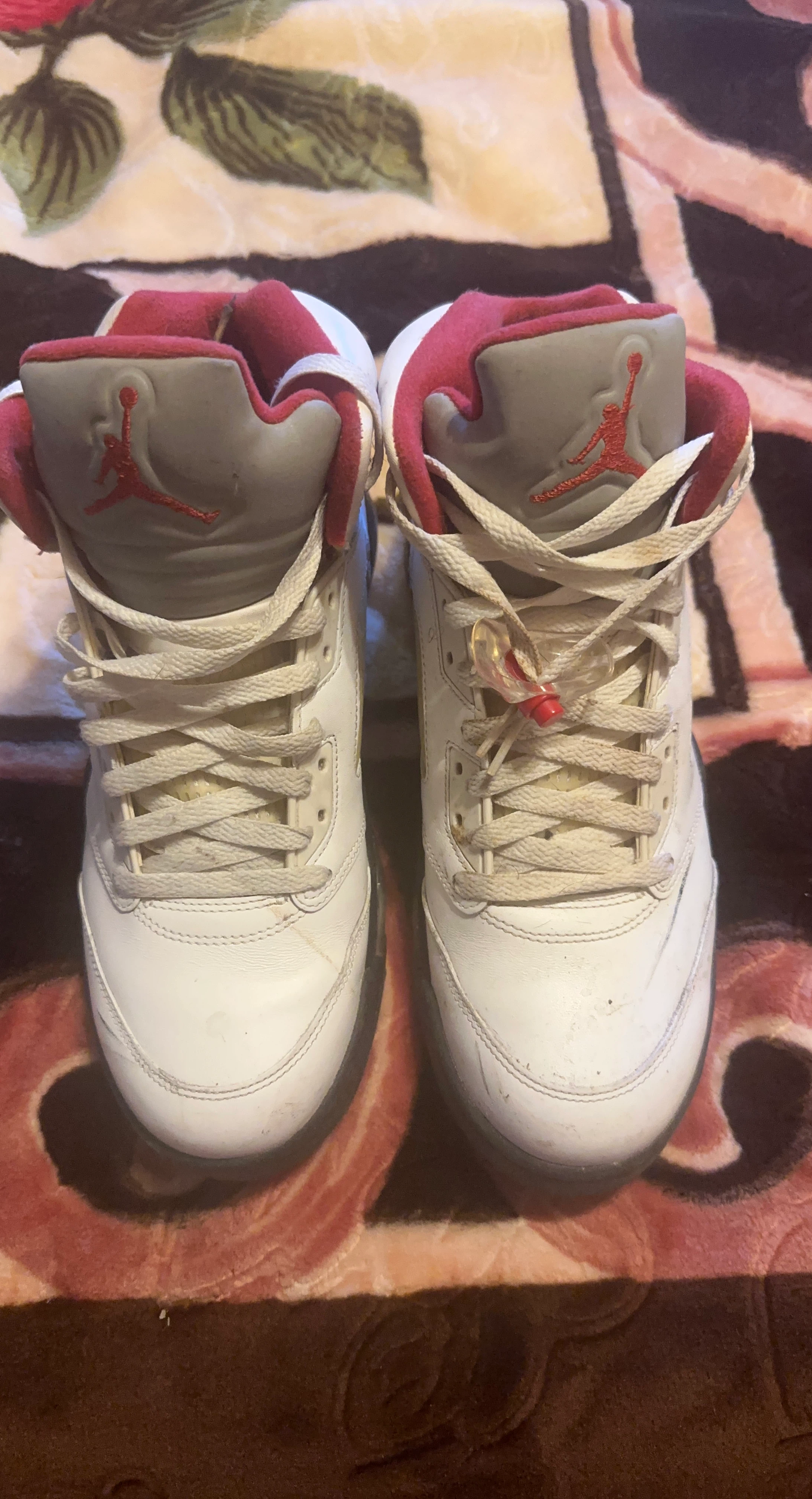 Air Jordan 5 Retro White Red