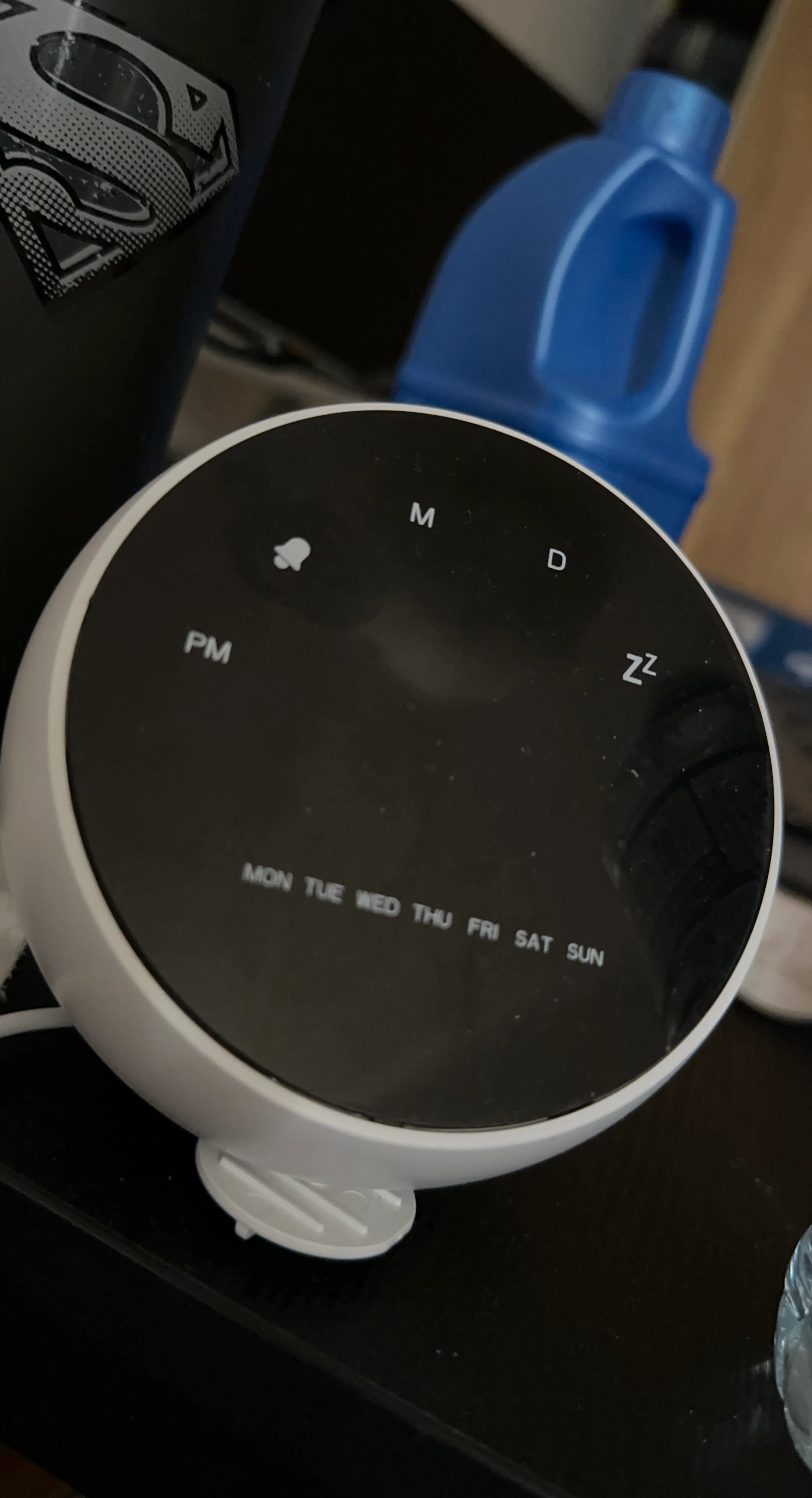 White Digital Alarm Clock