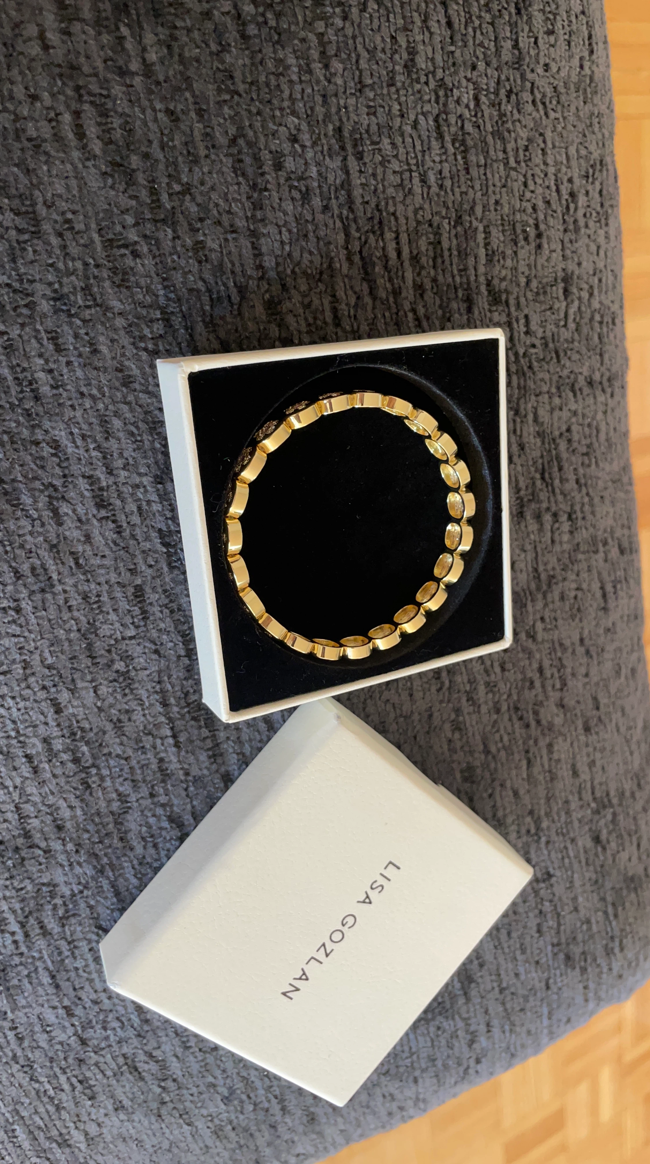 Lisa Gozlan Gold Flower Bracelet
