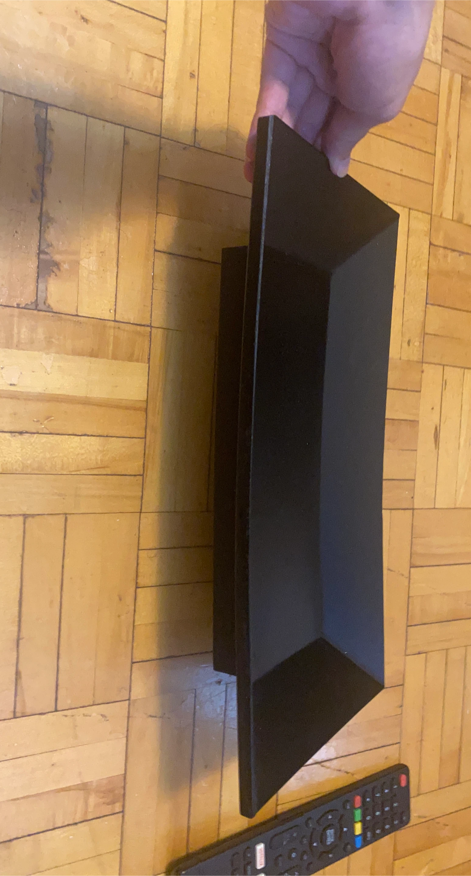 Black modern geometric shelf