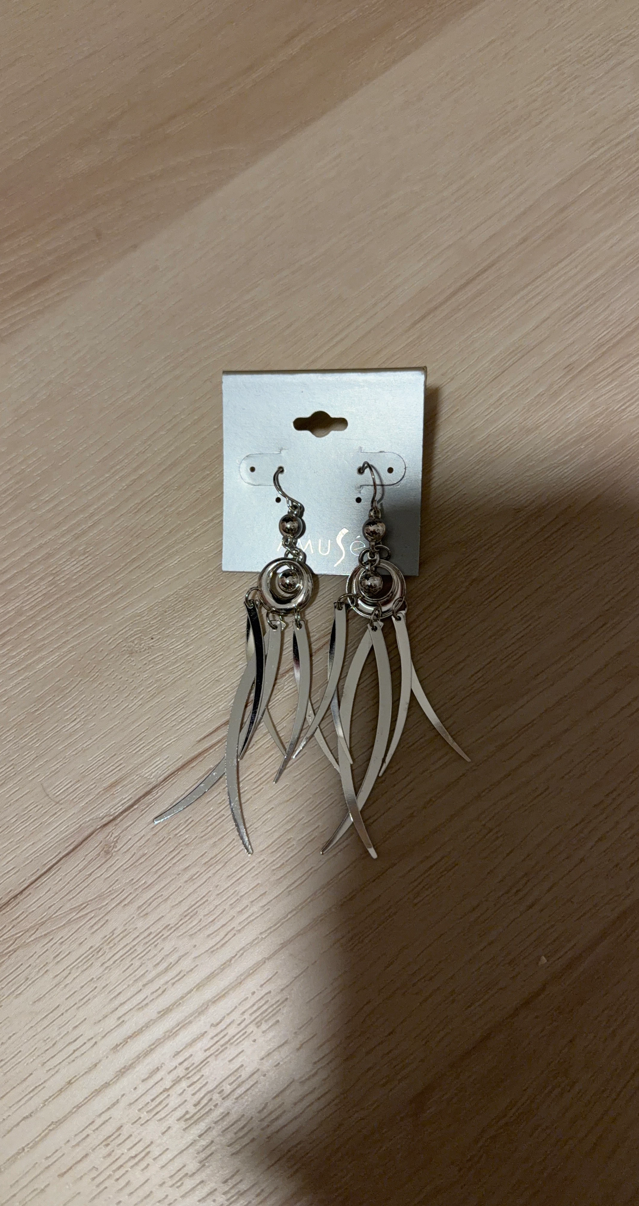 Muse Silver Dangle Earrings