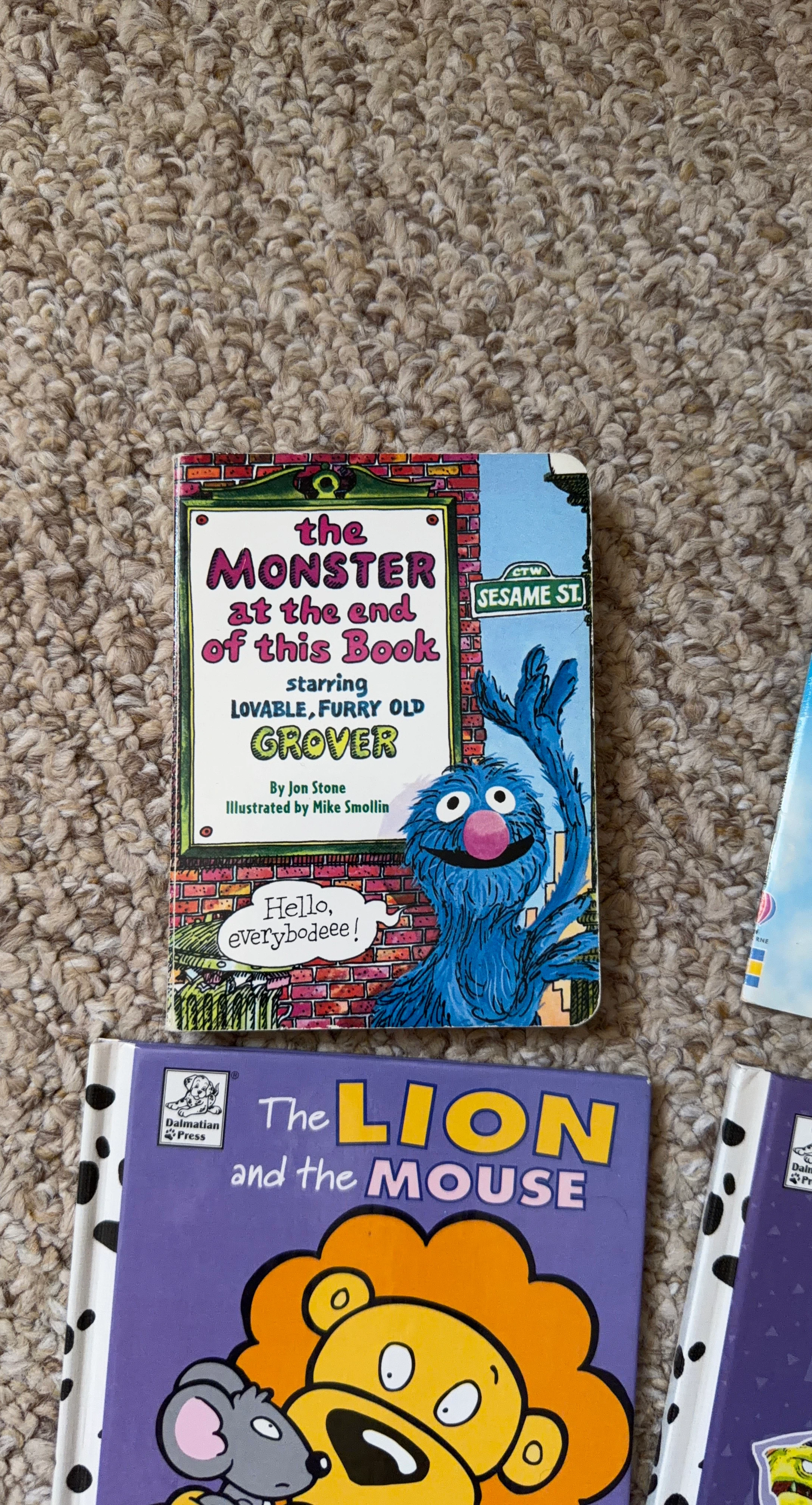 Board book- The Monster at the End of This Book