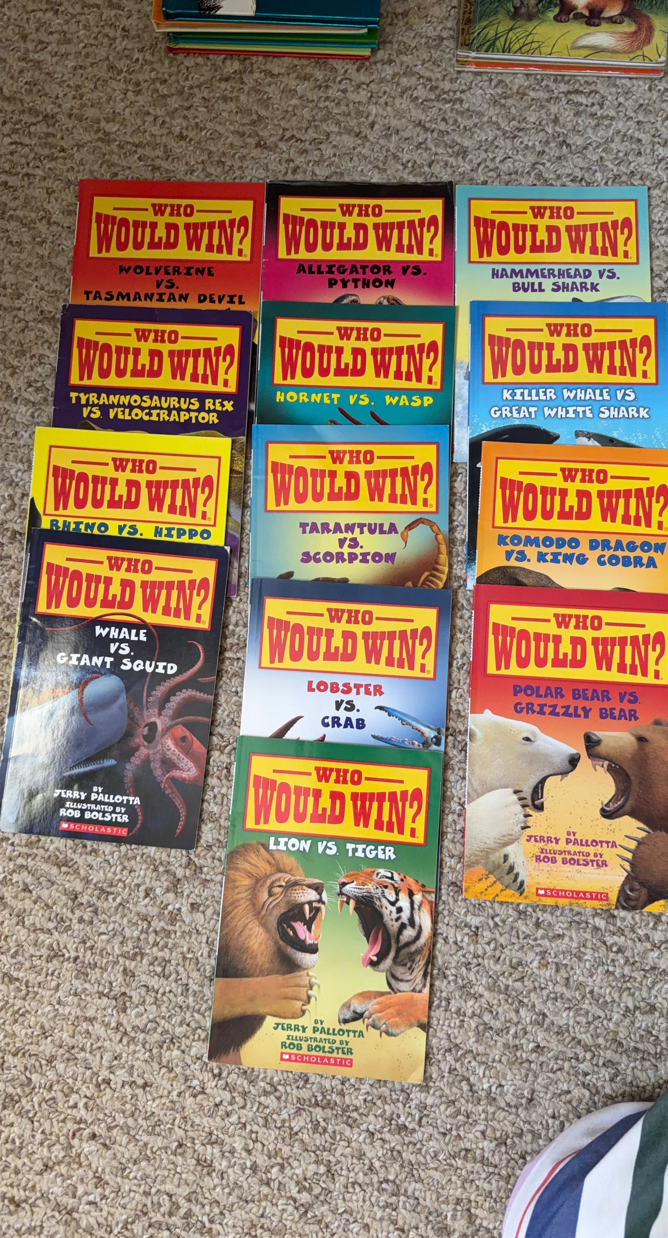 Who Would Win? Book Series by Jerry Pallotta